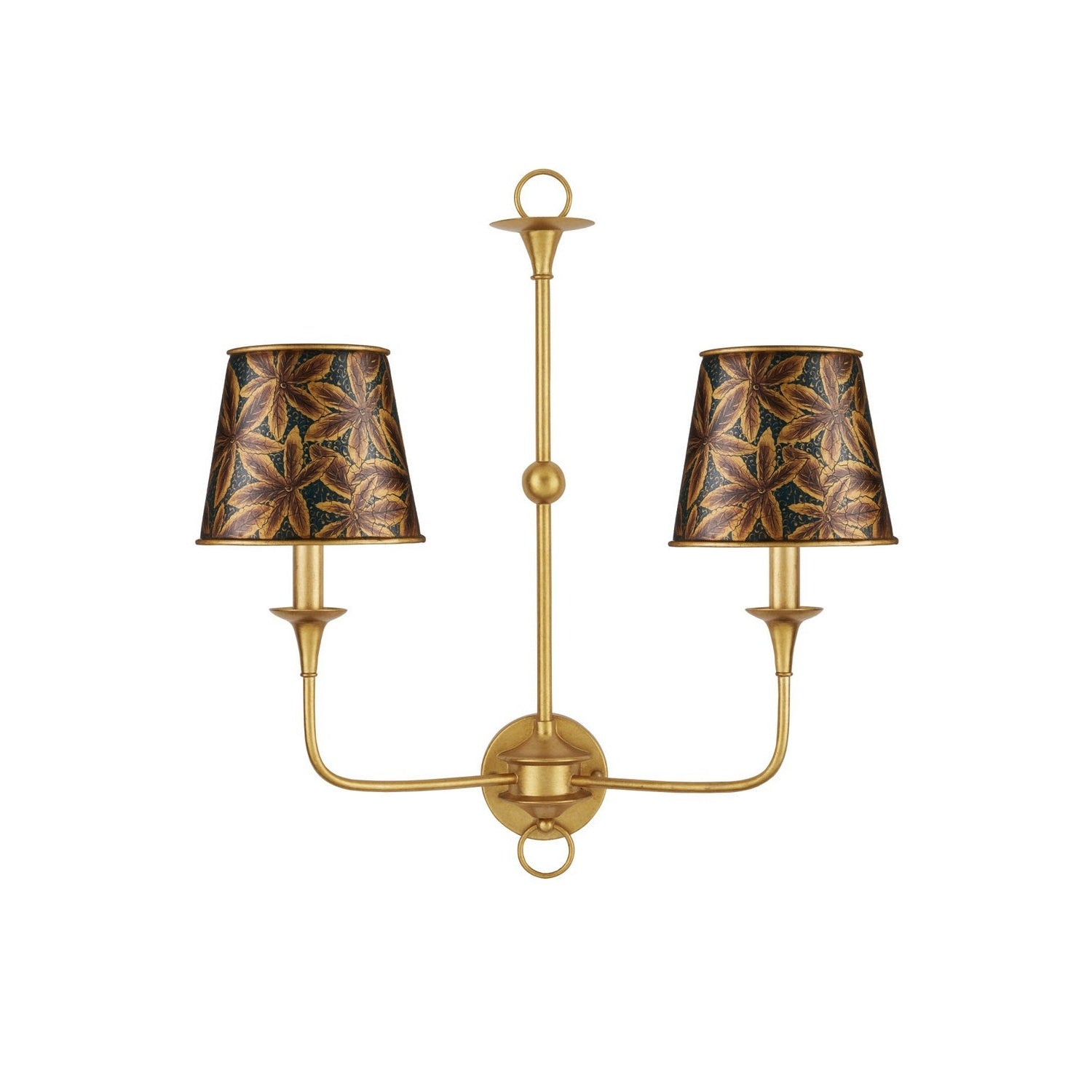 Currey and Company - 0900-0071 - Chandelier Shade - Castagno - Gold/Blue