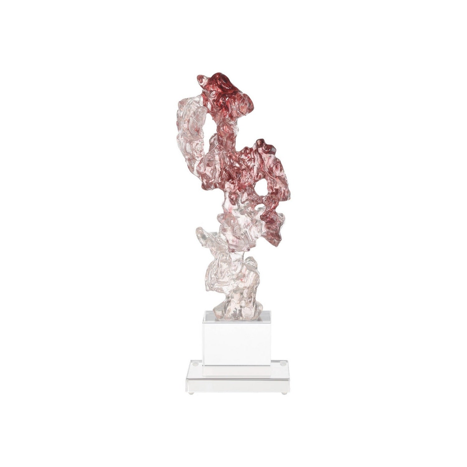 Currey and Company - 1200-0975 - Sculpture - Faux - Purple Pink/Clear