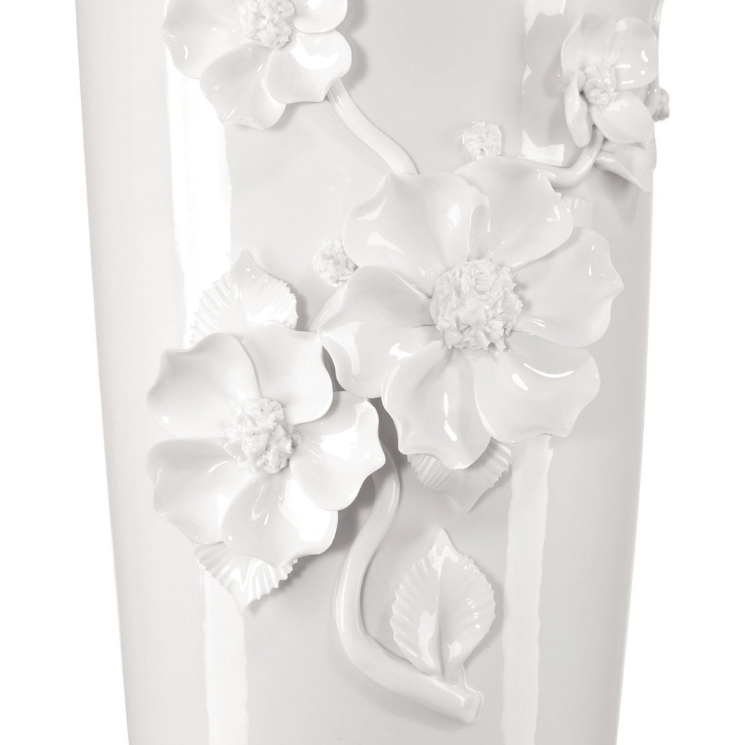 Currey and Company - 1200-0984 - Vase - Flower - White