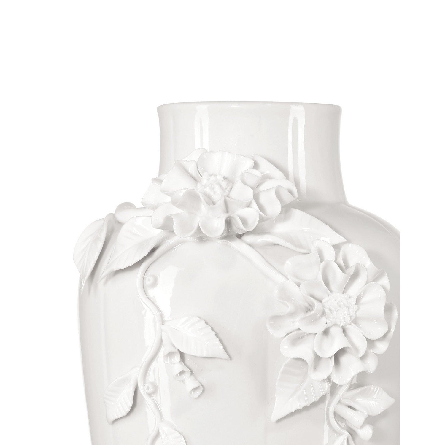 Currey and Company - 1200-0985 - Vase - Flower - White