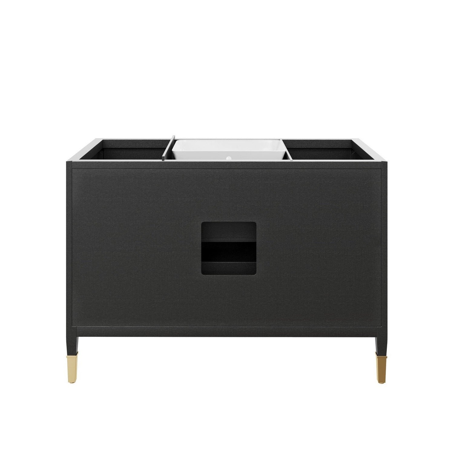 Currey and Company - 3800-0020 - Vanity with Rectangular Undermount Sink - Verona - Black/Natural/White/Champagne