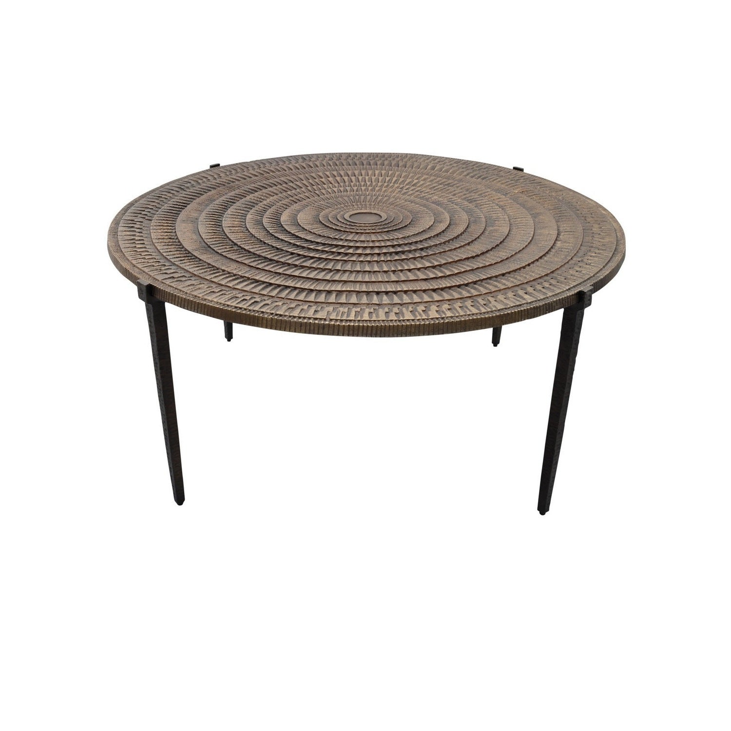 Currey and Company - 4000-0257 - Cocktail Table - Unity - Antique Bronze/Dark Bronze