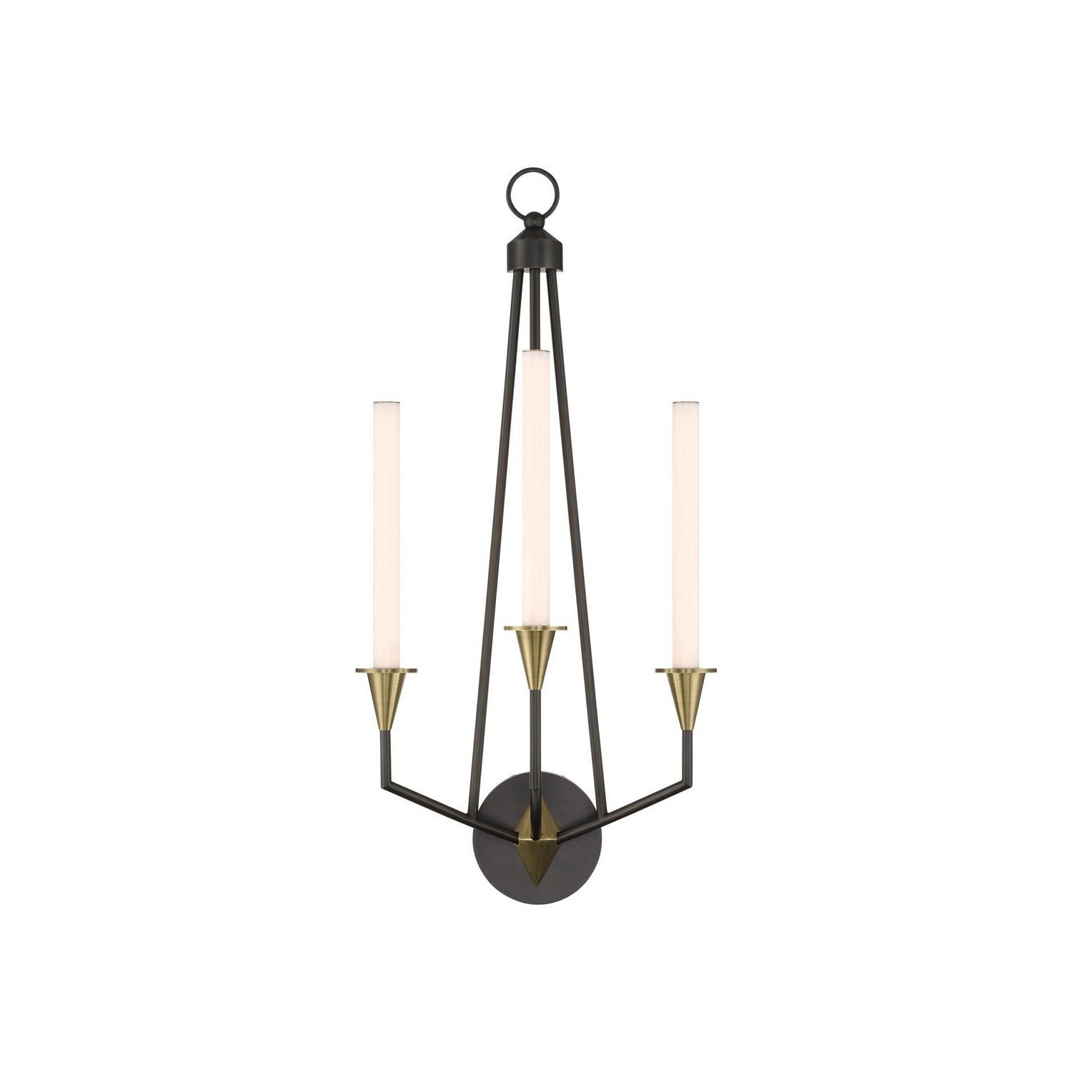 Currey and Company - 5000-0303 - LED Wall Sconce - Hennin - Polished Antique Brass/Oil Rubbed Bronze