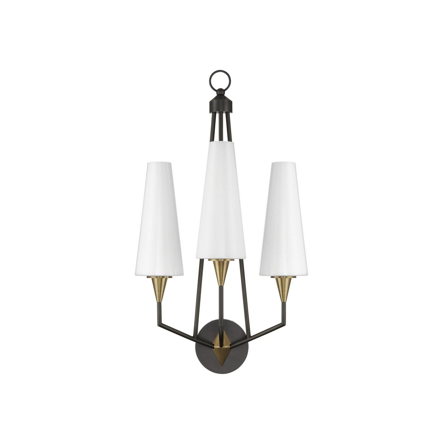 Currey and Company - 5000-0303 - LED Wall Sconce - Hennin - Polished Antique Brass/Oil Rubbed Bronze