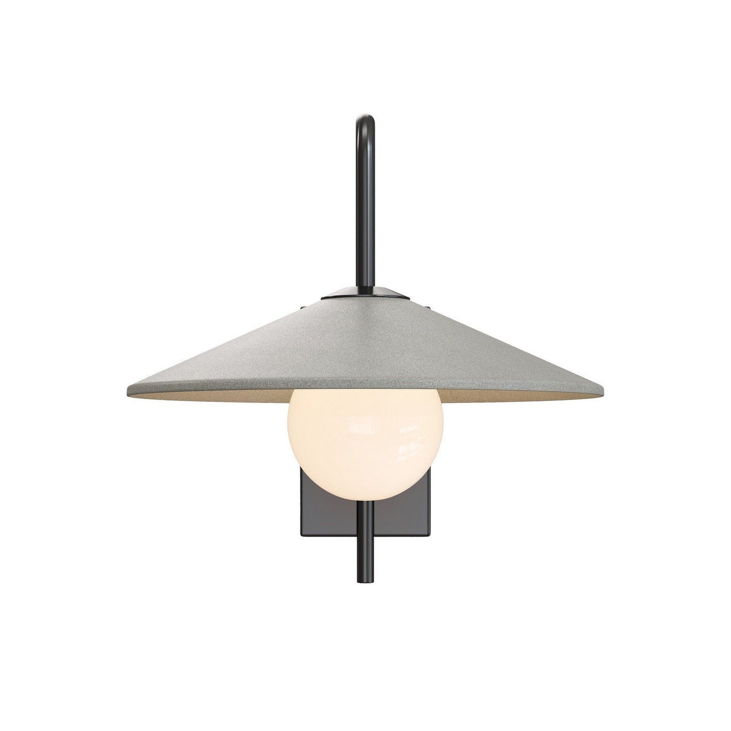 Currey and Company - 5500-0058 - One Light Wall Sconce - Bothy - Natural/Black/Frosted White