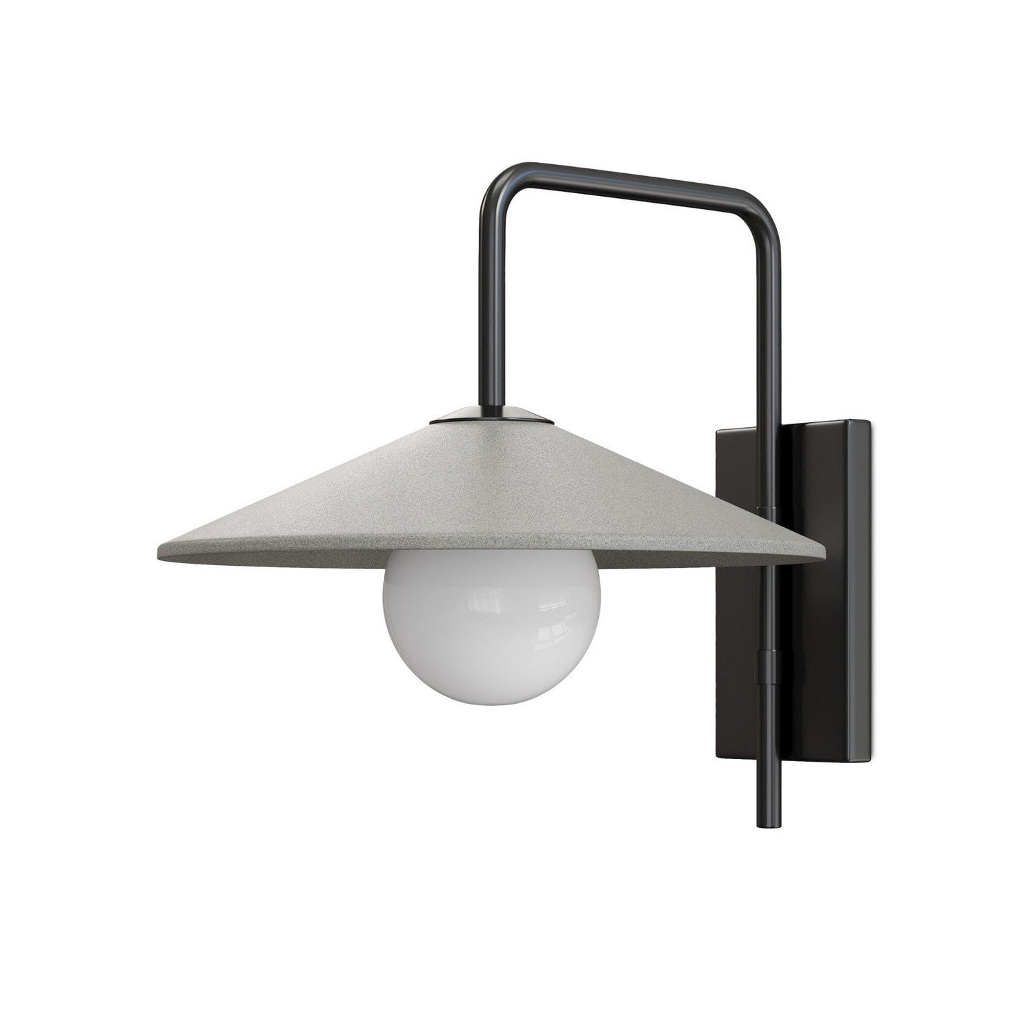Currey and Company - 5500-0058 - One Light Wall Sconce - Bothy - Natural/Black/Frosted White