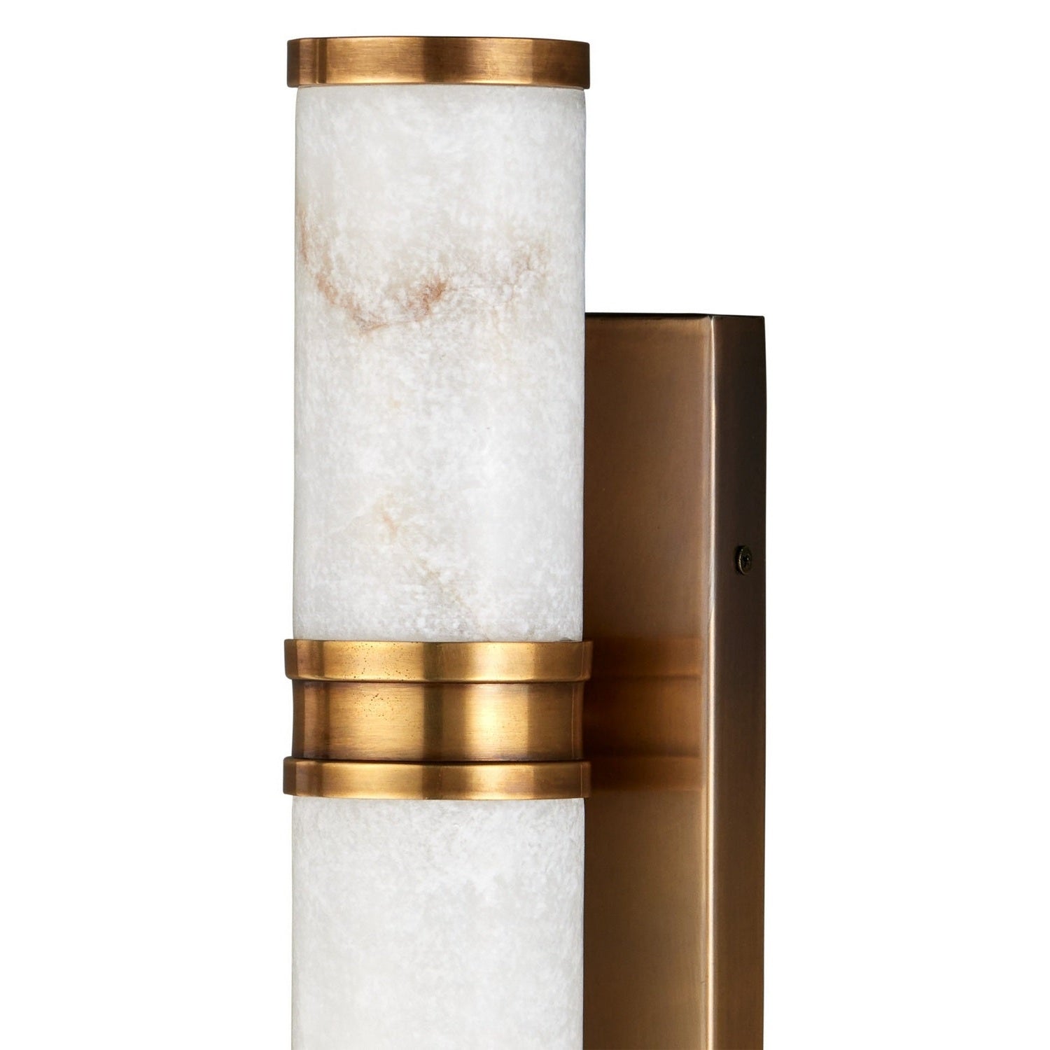 Currey and Company - 5800-0079 - LED Wall Sconce - Brenham - Natural/Vintage Brass