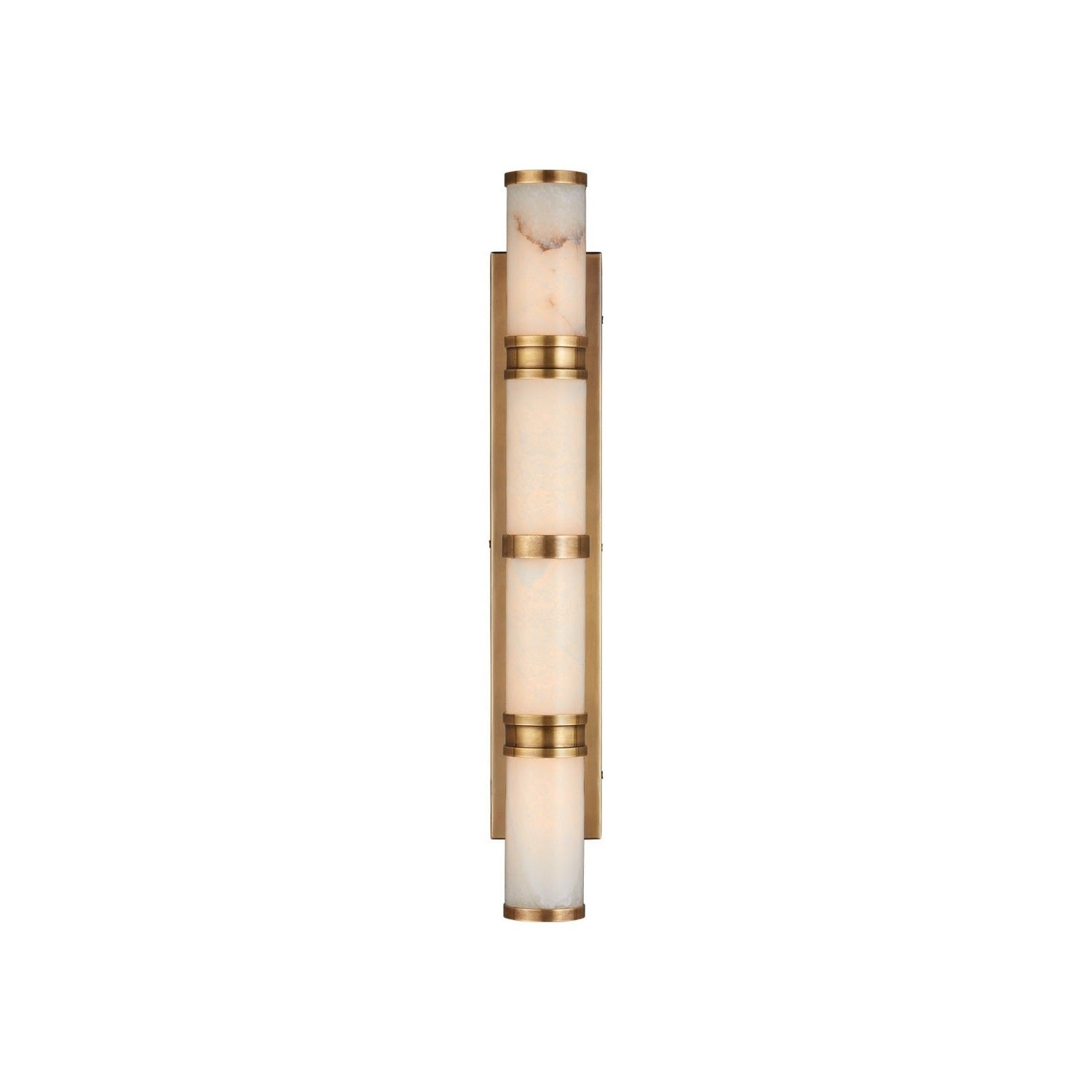 Currey and Company - 5800-0079 - LED Wall Sconce - Brenham - Natural/Vintage Brass