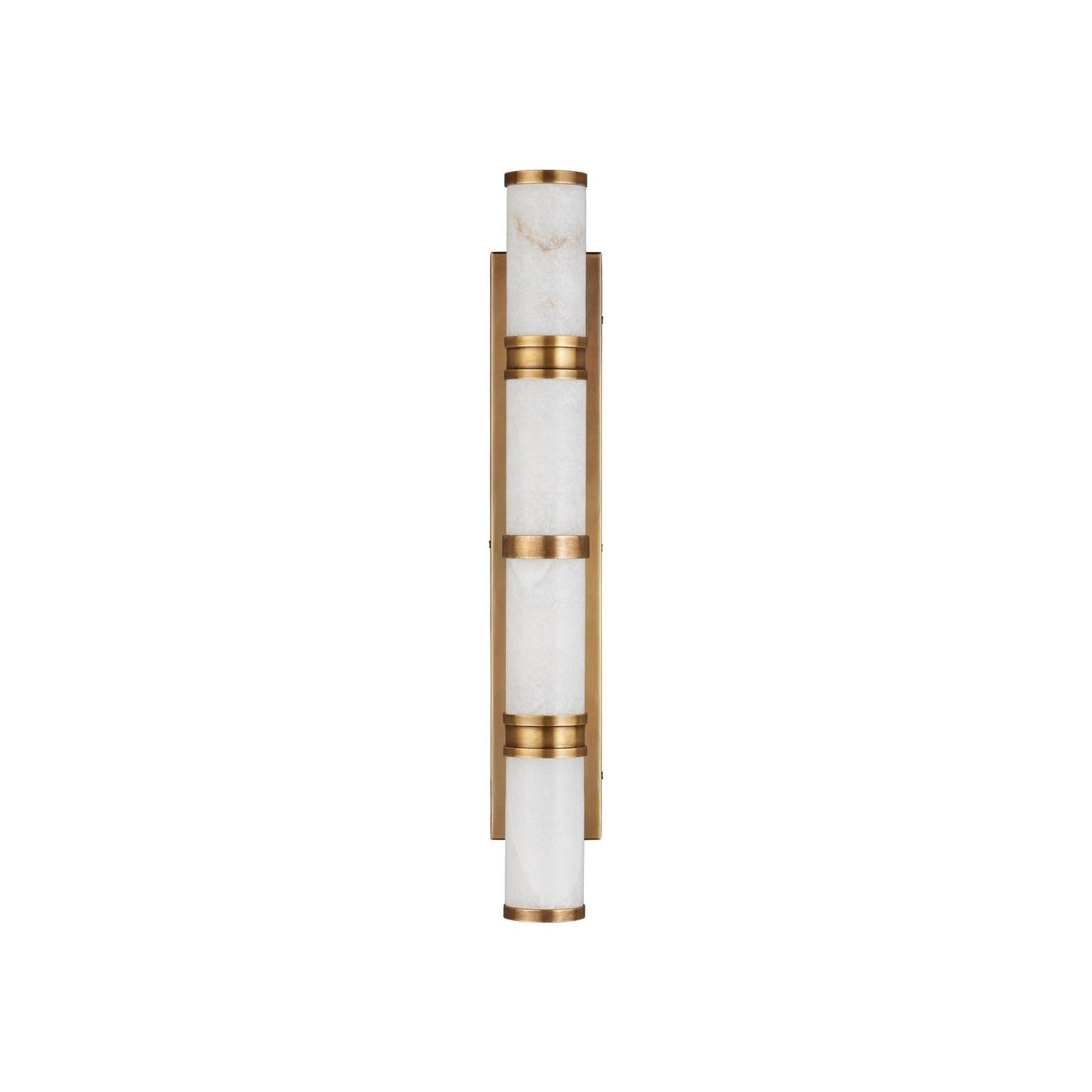 Currey and Company - 5800-0079 - LED Wall Sconce - Brenham - Natural/Vintage Brass