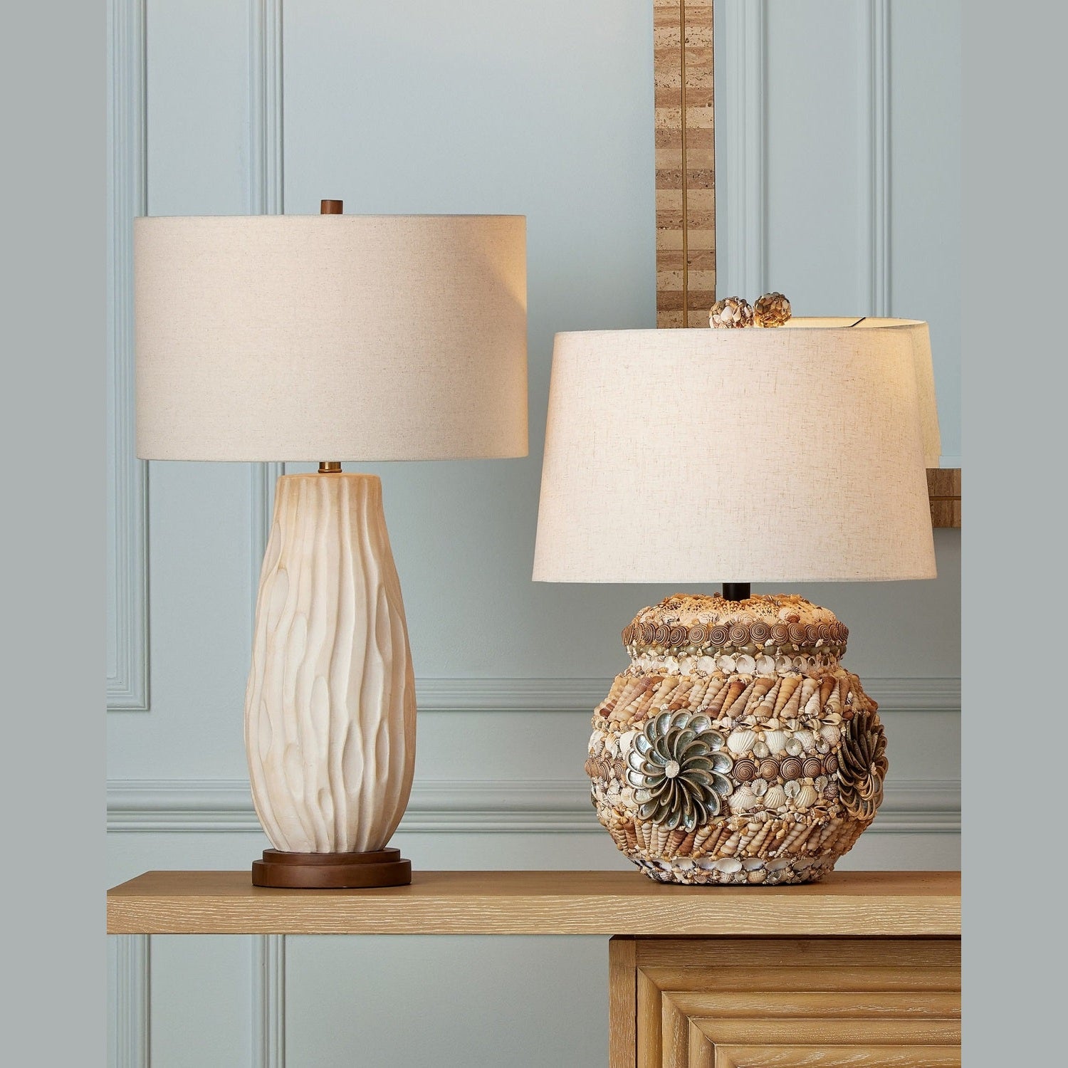Currey and Company - 6000-1055 - One Light Table Lamp - Seascape - Natural