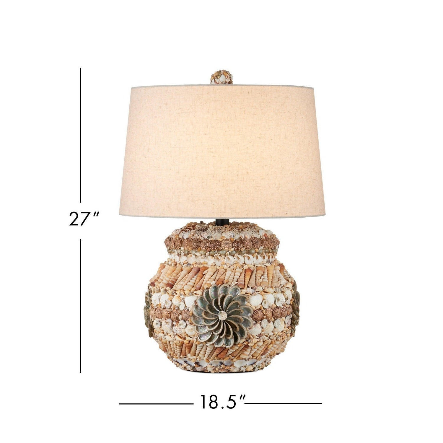 Currey and Company - 6000-1055 - One Light Table Lamp - Seascape - Natural