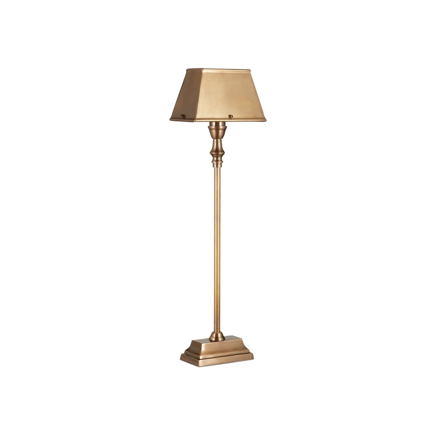 Currey and Company - 6000-1058 - One Light Table Lamp - Geddy - Antique Brass