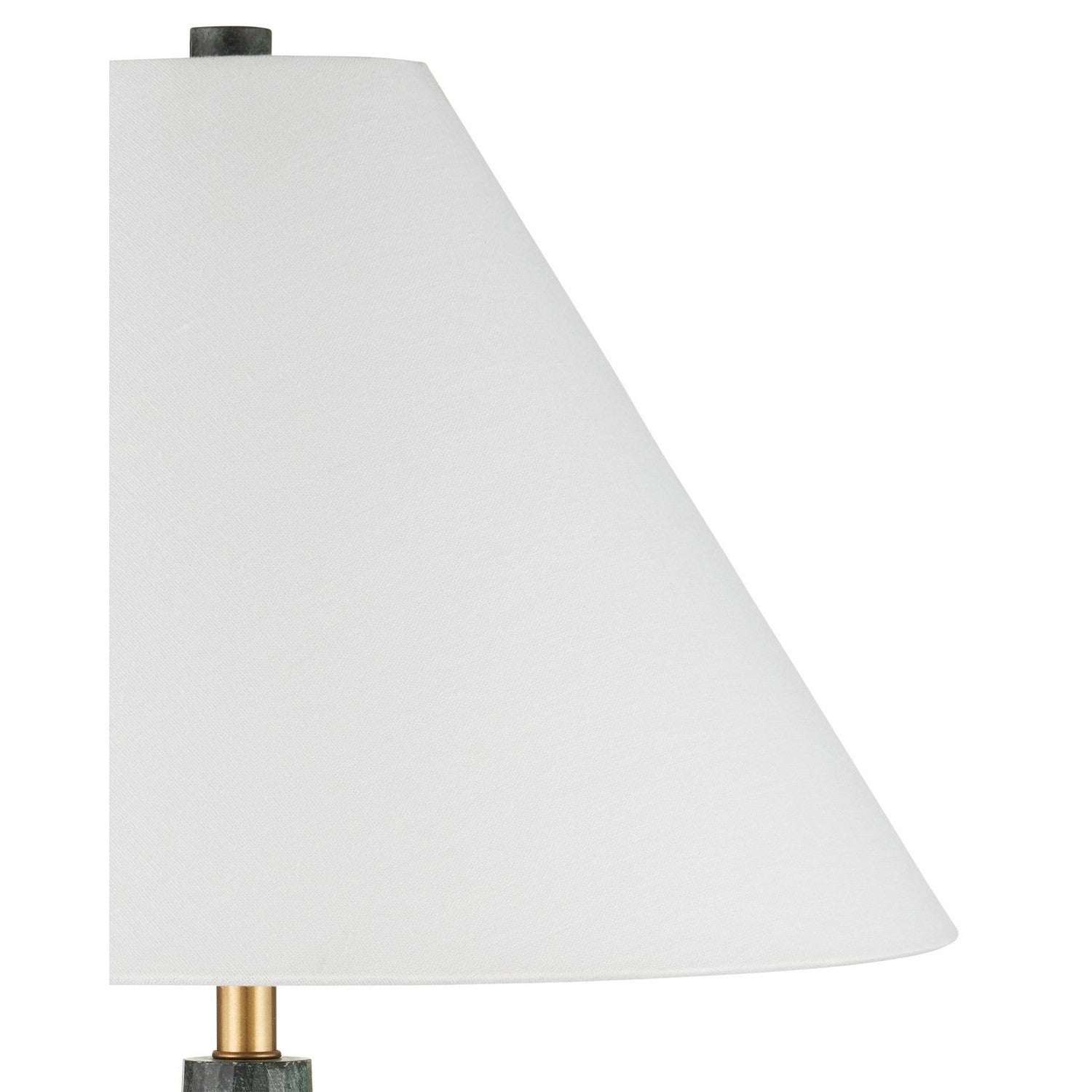 Currey and Company - 6000-1060 - One Light Table Lamp - Djinn - Verdigris/Antique Brass
