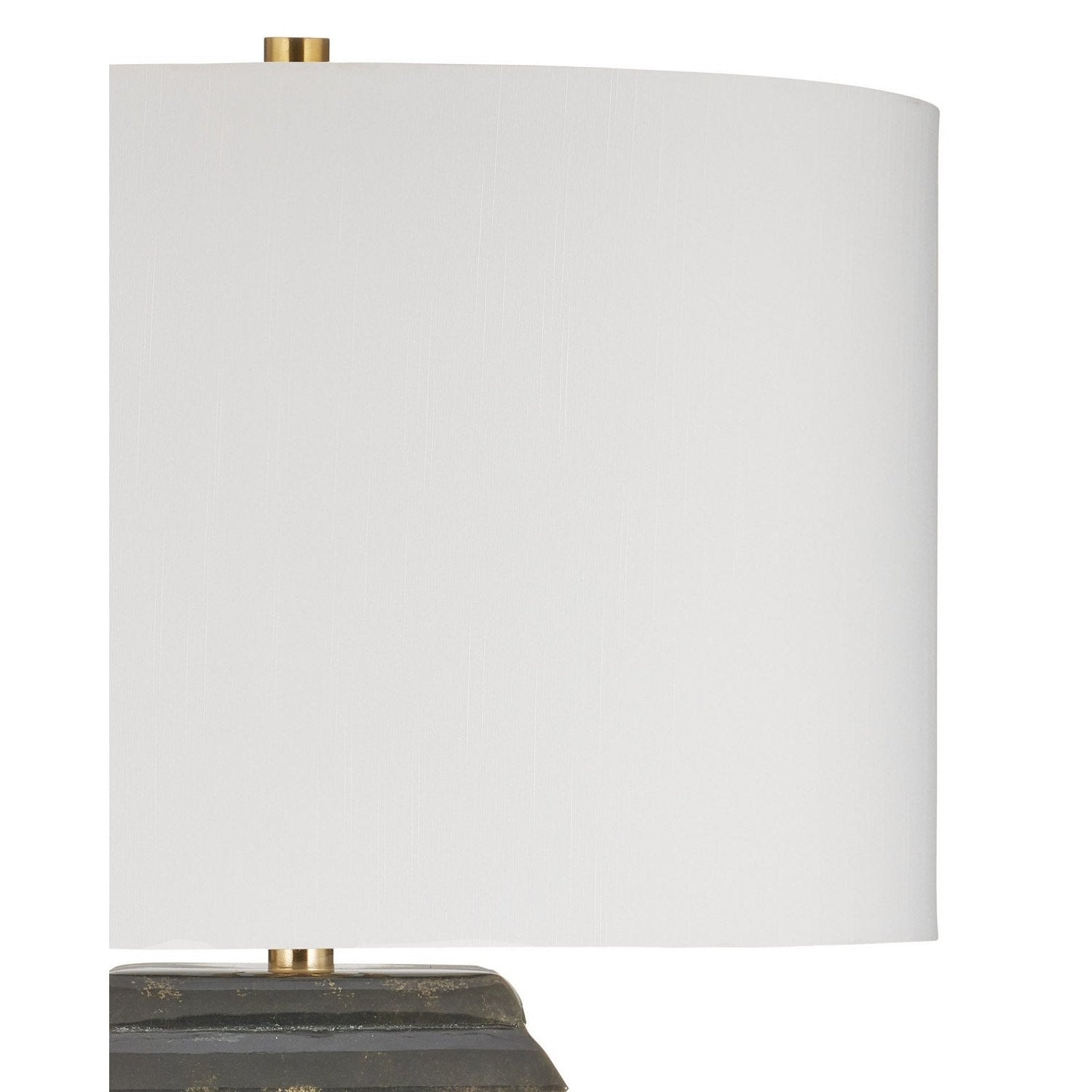 Currey and Company - 6000-1061 - One Light Table Lamp - Balustrade - Distressed Light Black