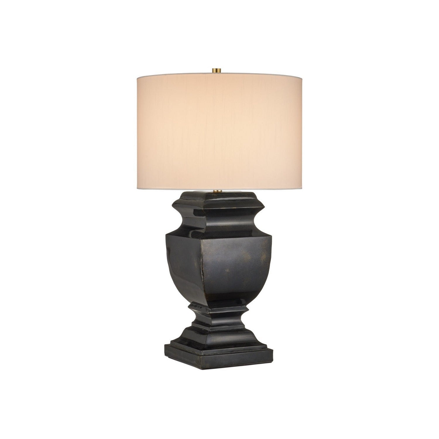 Currey and Company - 6000-1061 - One Light Table Lamp - Balustrade - Distressed Light Black