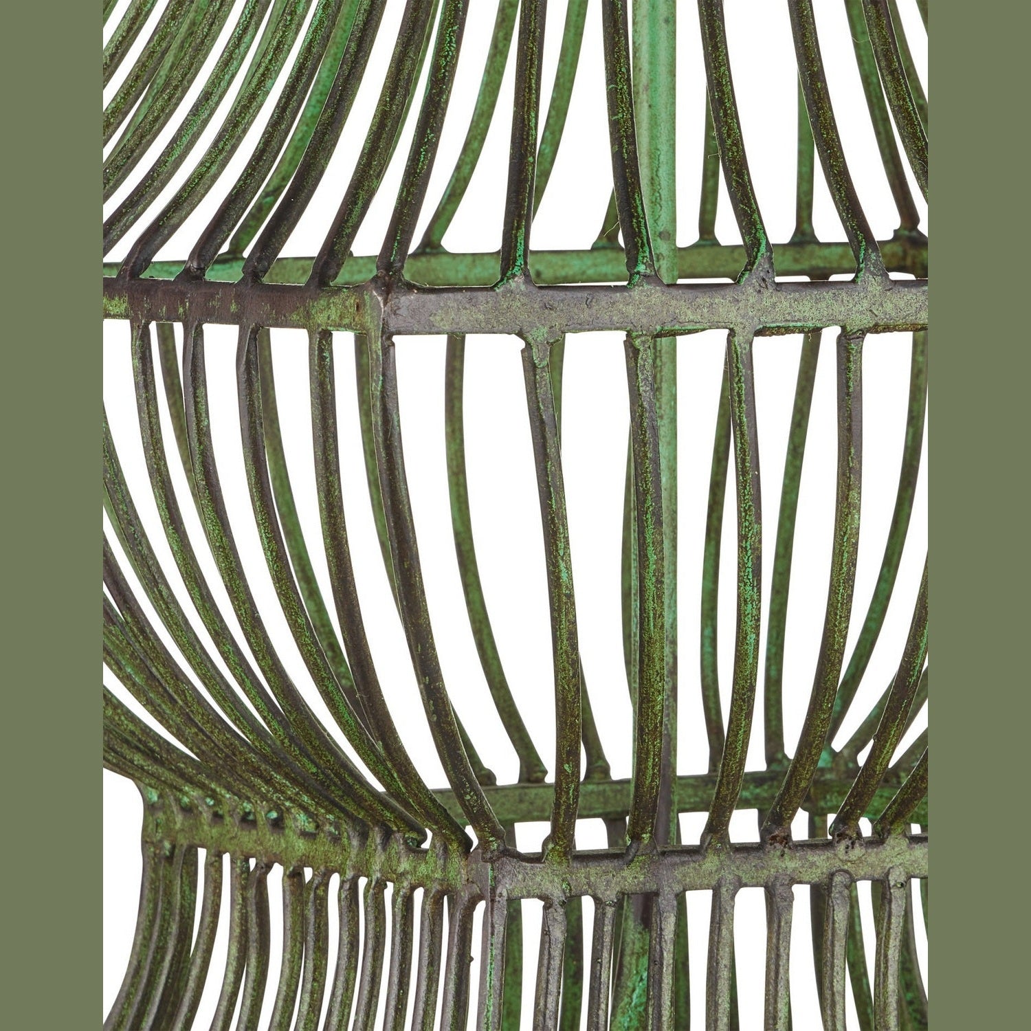 Currey and Company - 6000-1062 - One Light Table Lamp - Tuteurs - Distressed Green
