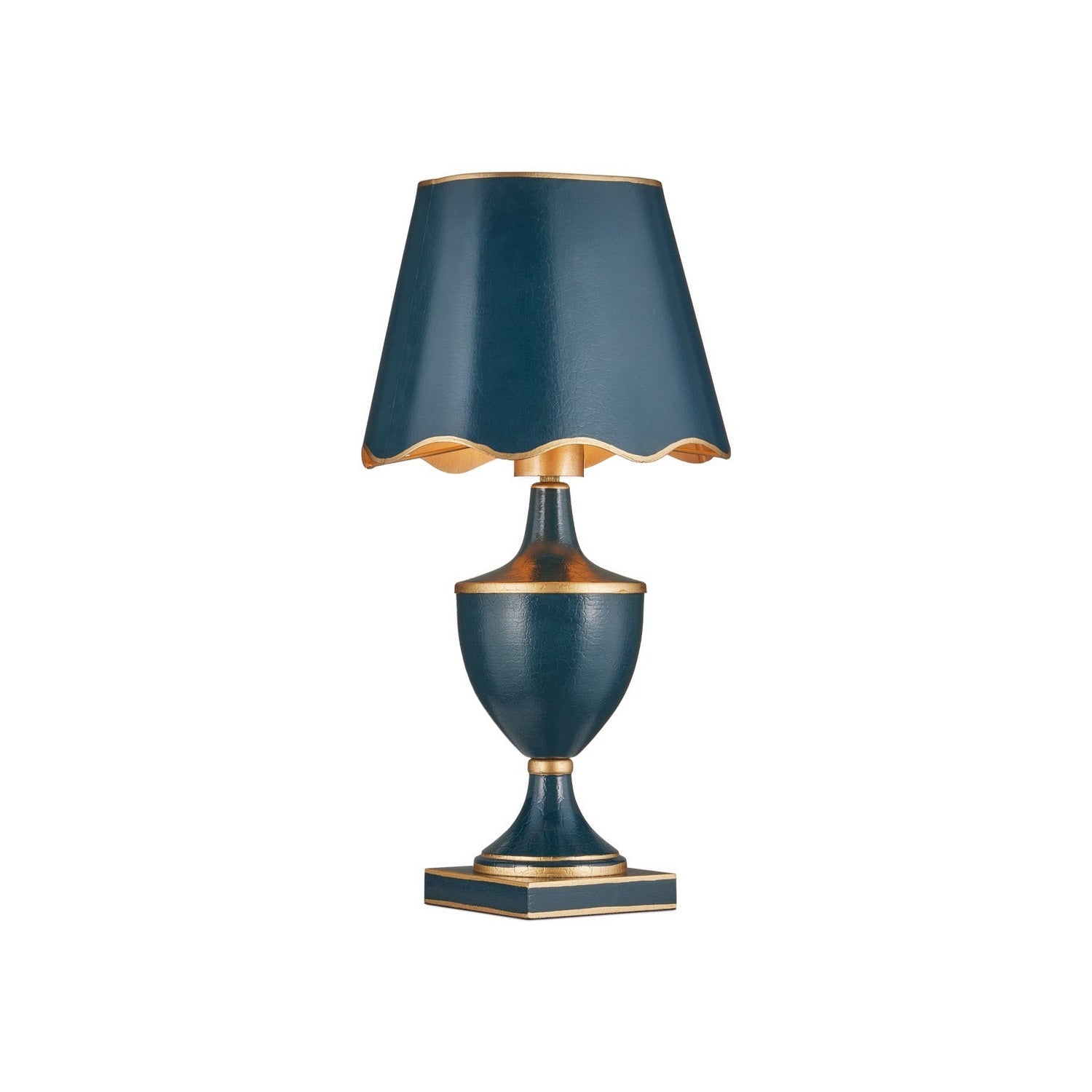 Currey and Company - 6700-0016 - LED Table Lamp - Travelogue - Navy/Gold