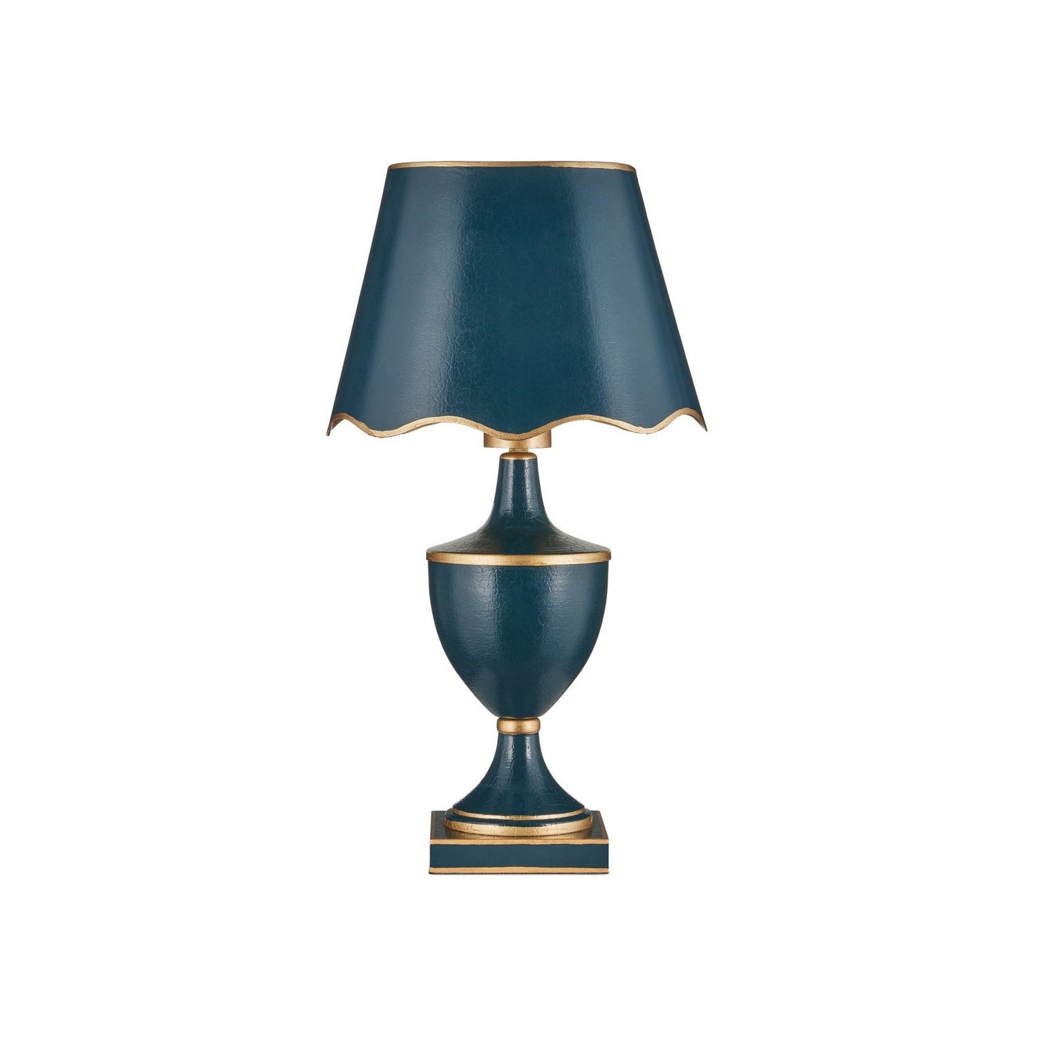 Currey and Company - 6700-0016 - LED Table Lamp - Travelogue - Navy/Gold