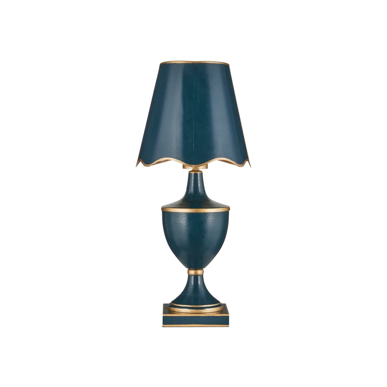 Currey and Company - 6700-0016 - LED Table Lamp - Travelogue - Navy/Gold