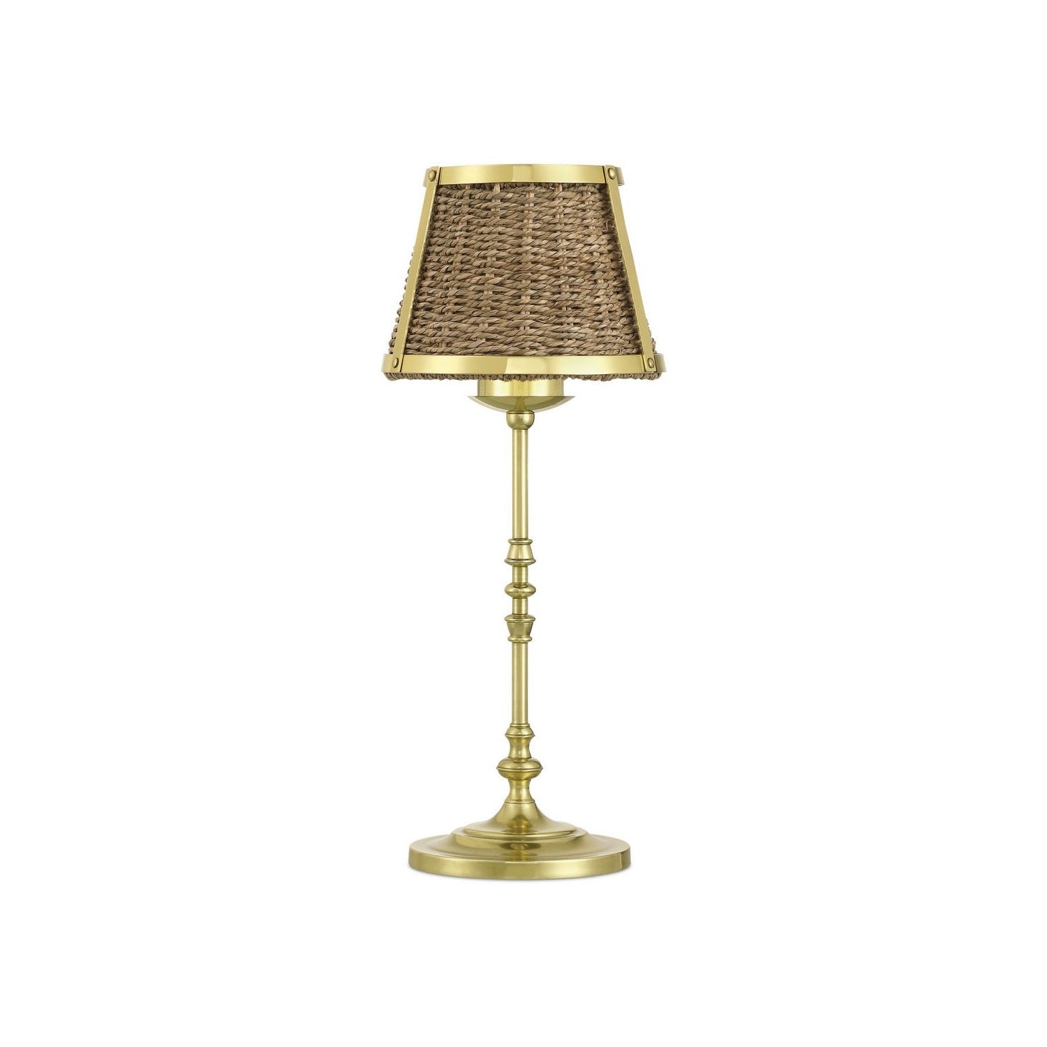 Currey and Company - 6700-0023 - LED Table Lamp - Deauville - Natural/Polished Brass
