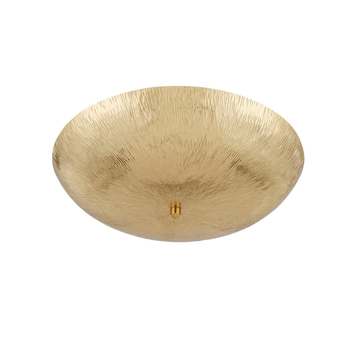 Currey and Company - 9000-1365 - Three Light Semi-Flush Mount - Origo - Brass