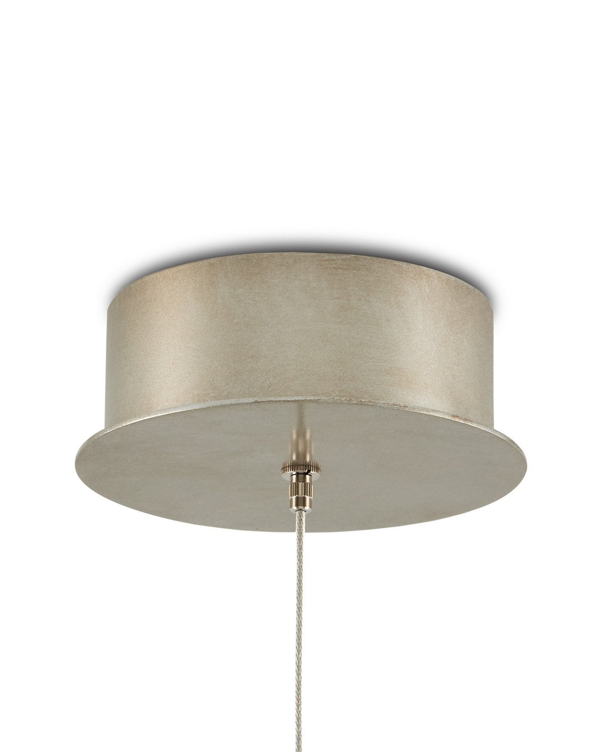 Currey and Company - 9000-1379 - One Light Pendant - Cannula - Vintage Brass/White/Silver