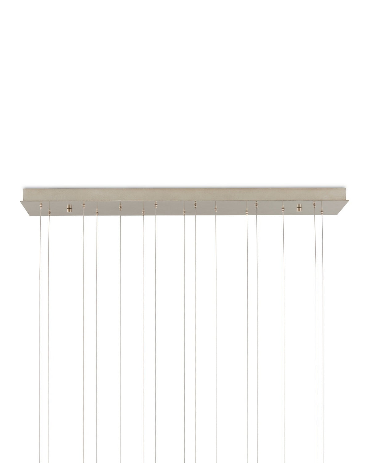 Currey and Company - 9000-1391 - 15 Light Pendant - Banyan - Antique Brass/Clear/Silver