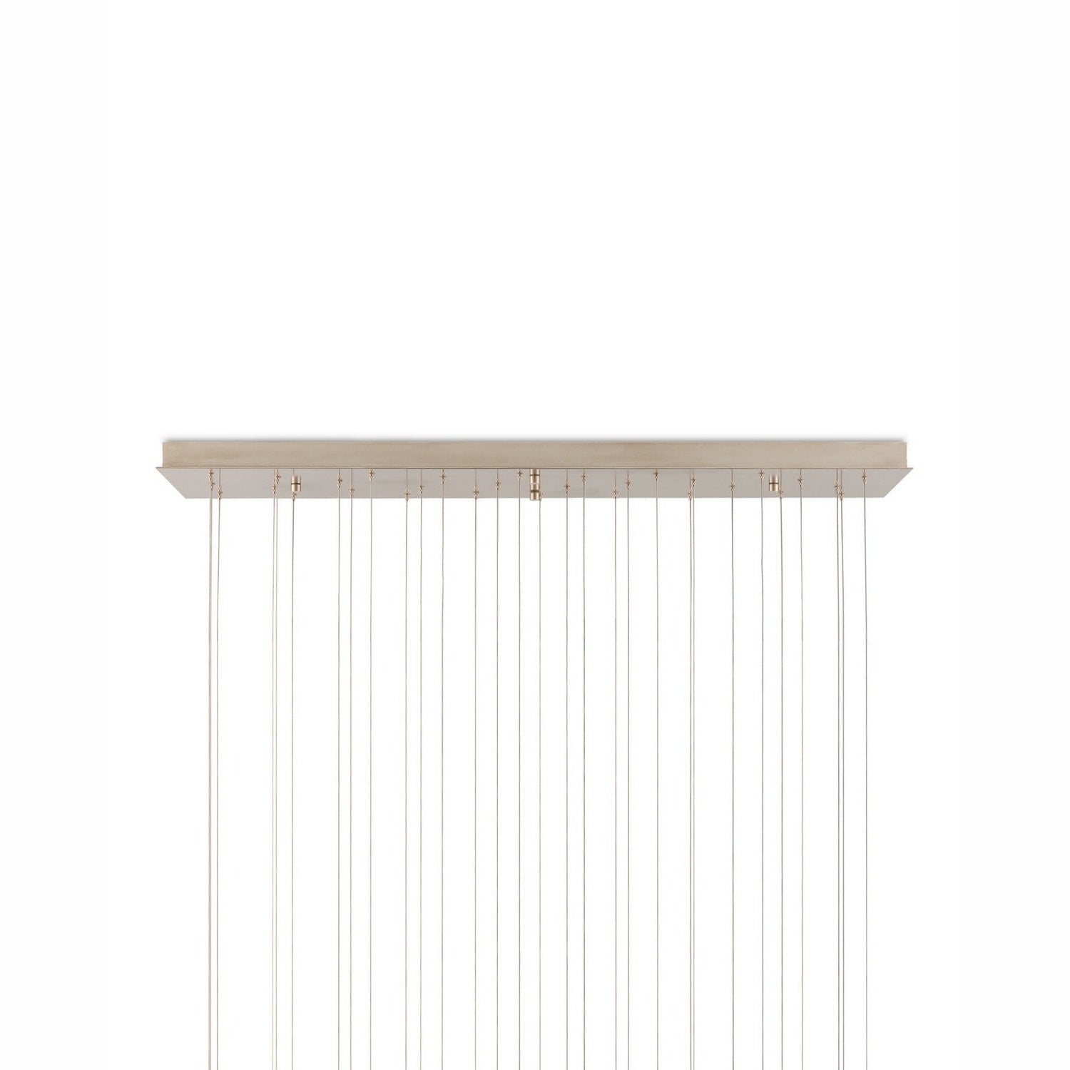 Currey and Company - 9000-1392 - 30 Light Pendant - Banyan - Antique Brass/Clear/Silver