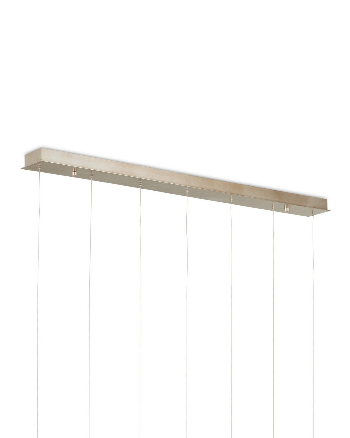 Currey and Company - 9000-1394 - Seven Light Pendant - Banyan - Antique Brass/Clear/Silver
