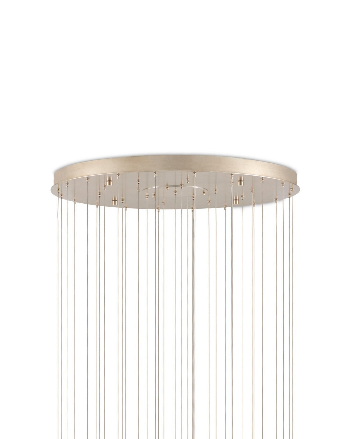 Currey and Company - 9000-1424 - 36 Light Pendant - Polpo - Blue/Green/White/Silver