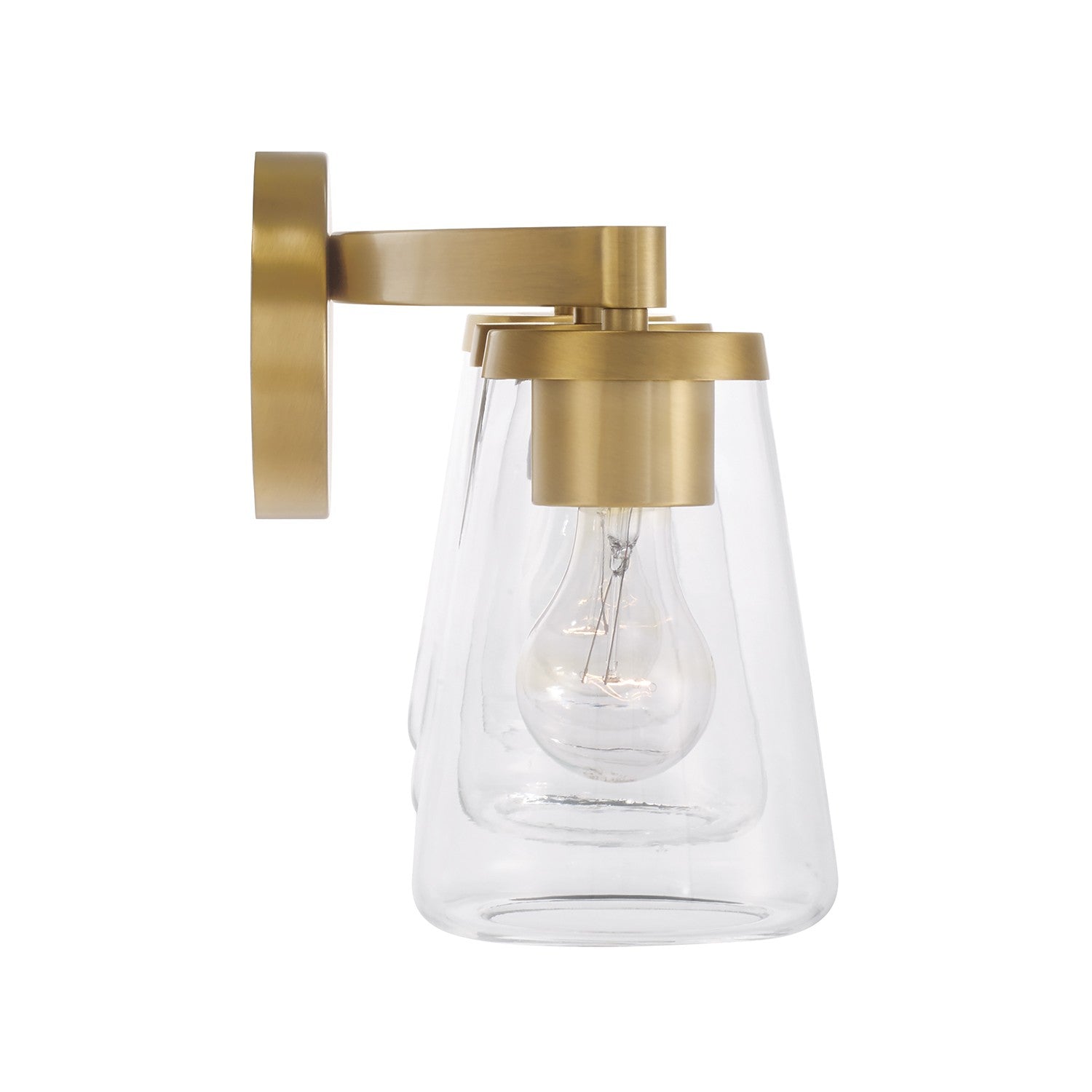 Capital Lighting - 161931AD-664 - Three Light Vanity - Aaron - Aged Brass