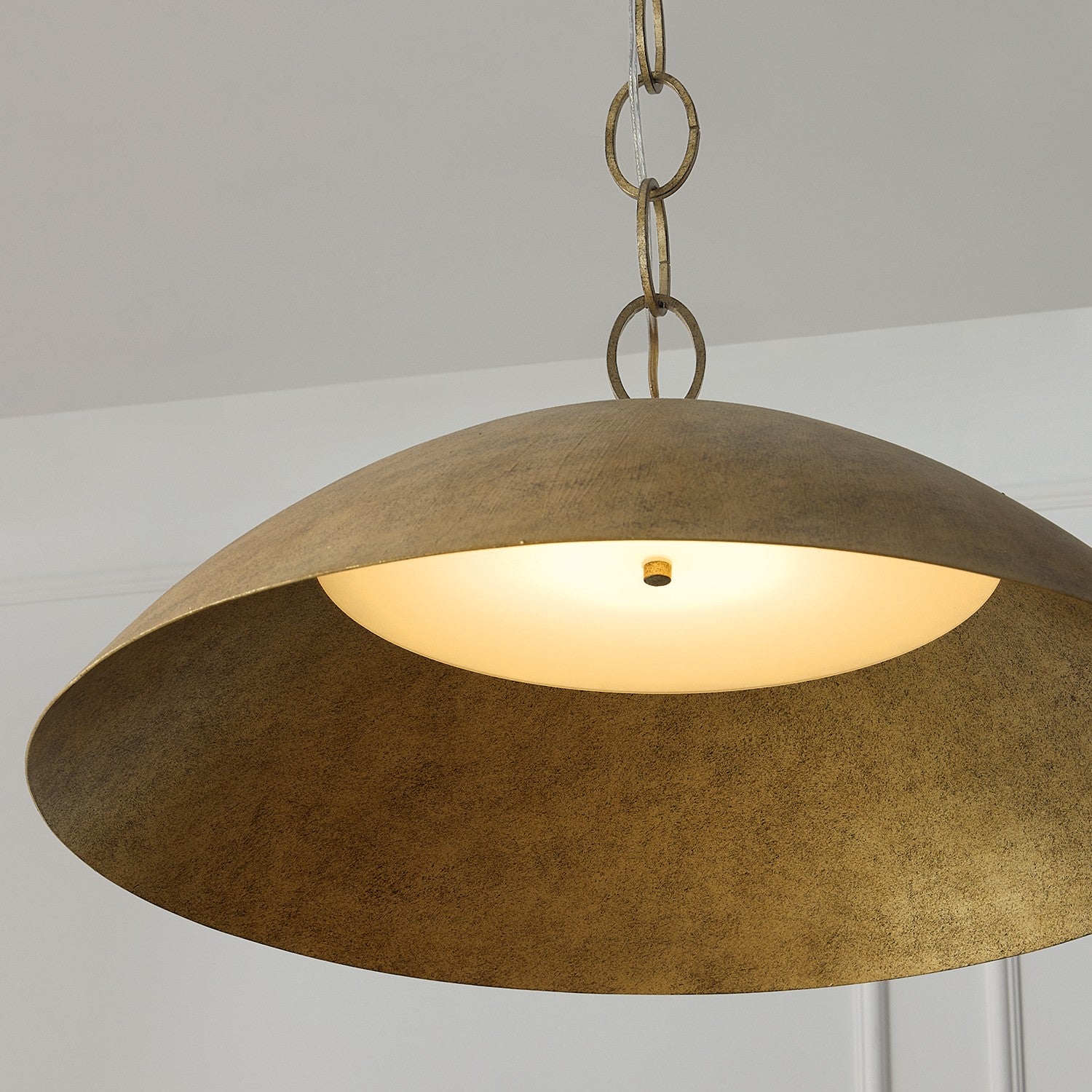 Capital Lighting - 358512FT - LED Pendant - Francesca - Feathered Brass