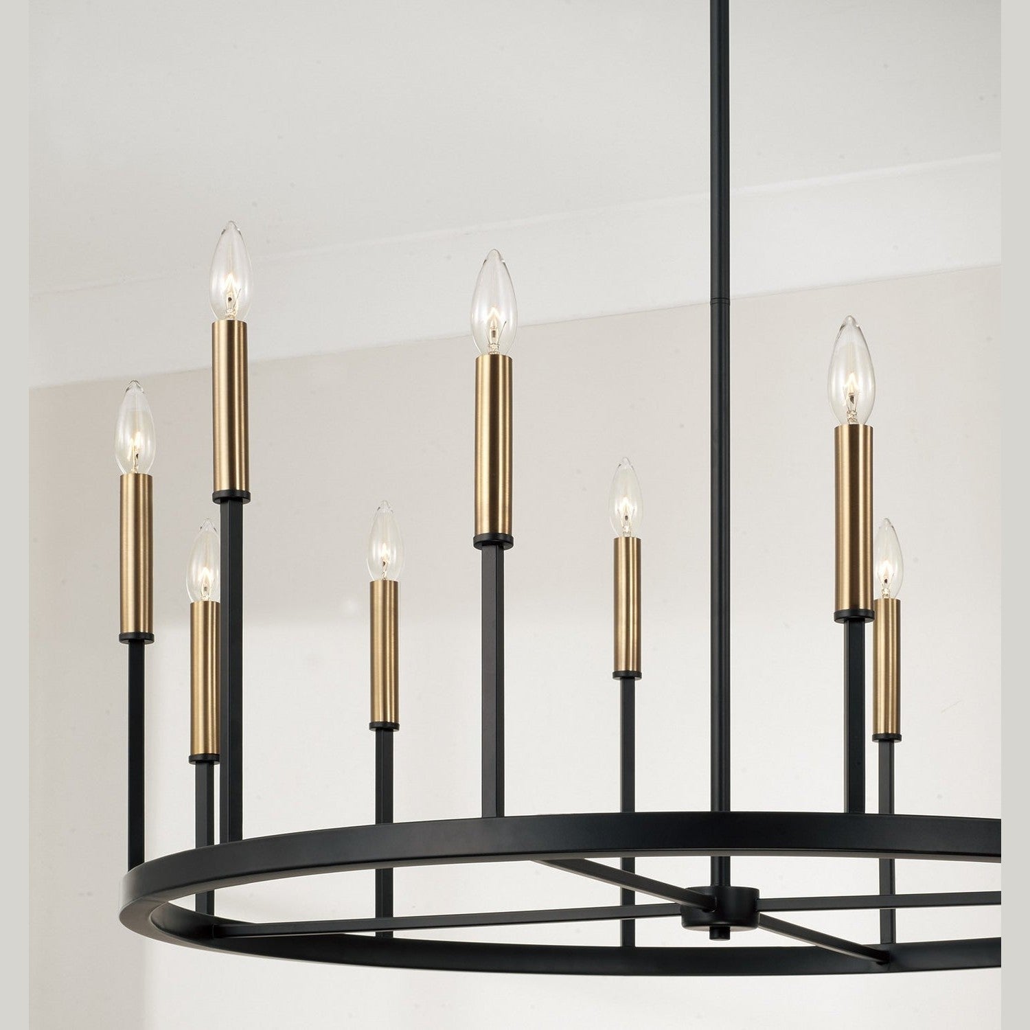 Capital Lighting - 458301ER - 12 Light Chandelier - Davis - Espresso and Brass