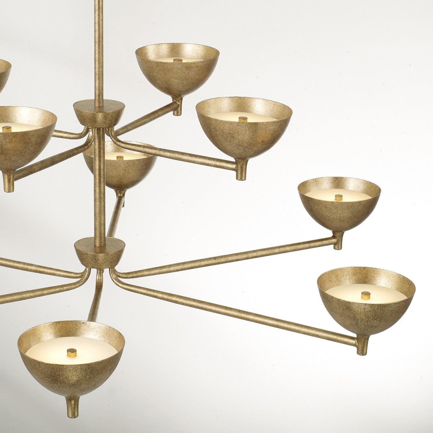 Capital Lighting - 458501FT - LED Chandelier - Francesca - Feathered Brass