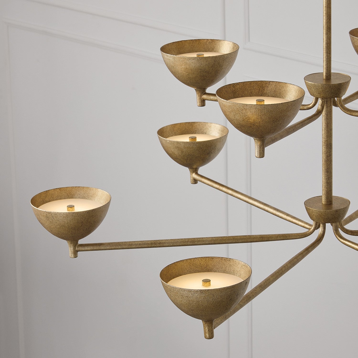 Capital Lighting - 458501FT - LED Chandelier - Francesca - Feathered Brass