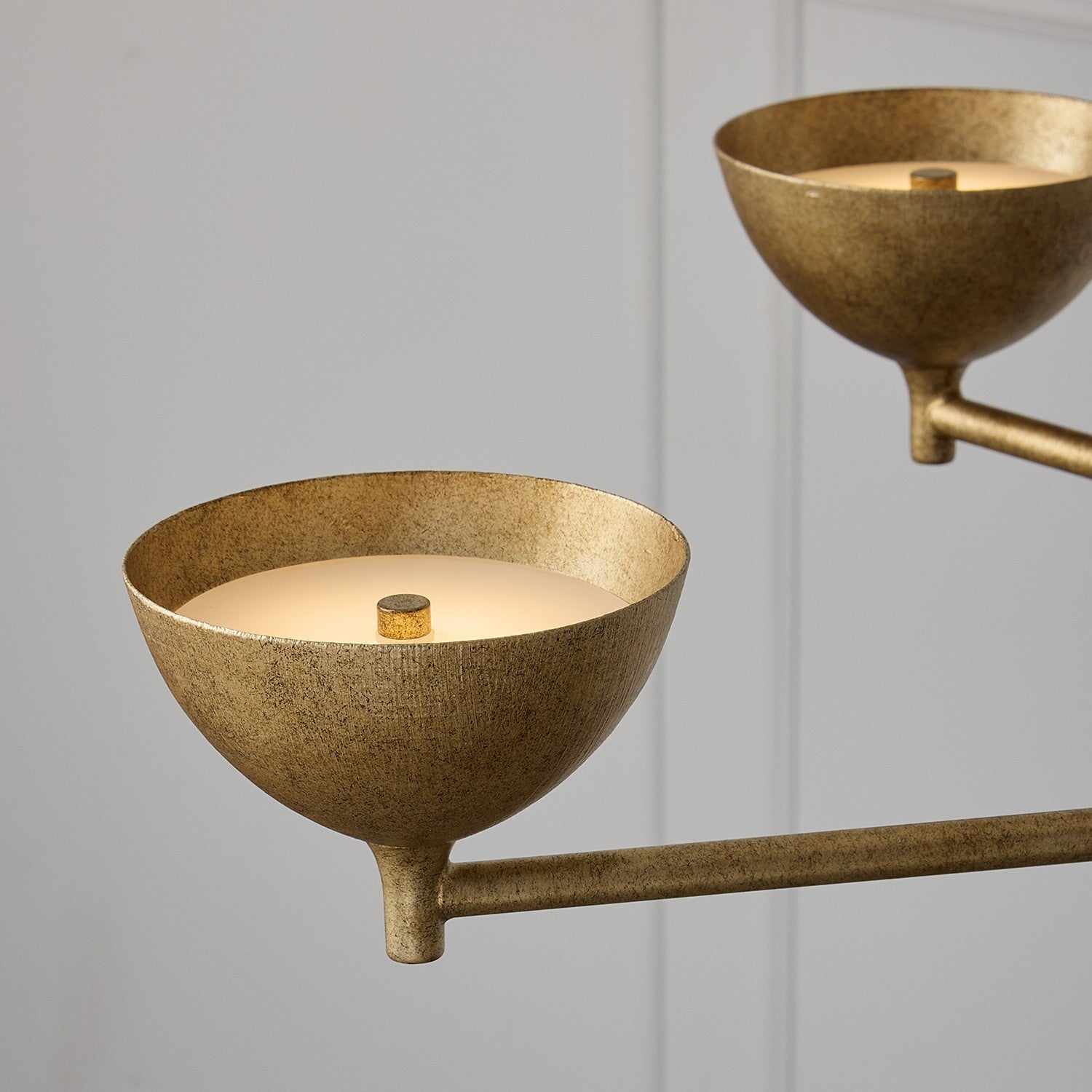 Capital Lighting - 458501FT - LED Chandelier - Francesca - Feathered Brass