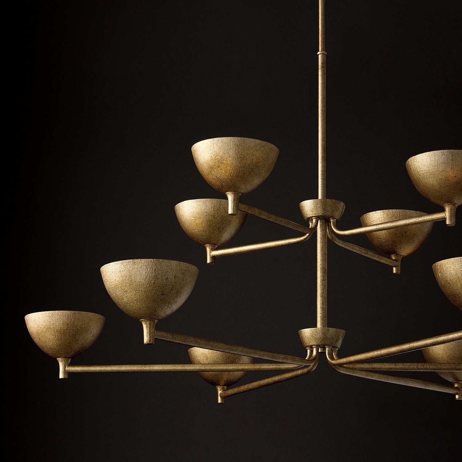 Capital Lighting - 458501FT - LED Chandelier - Francesca - Feathered Brass