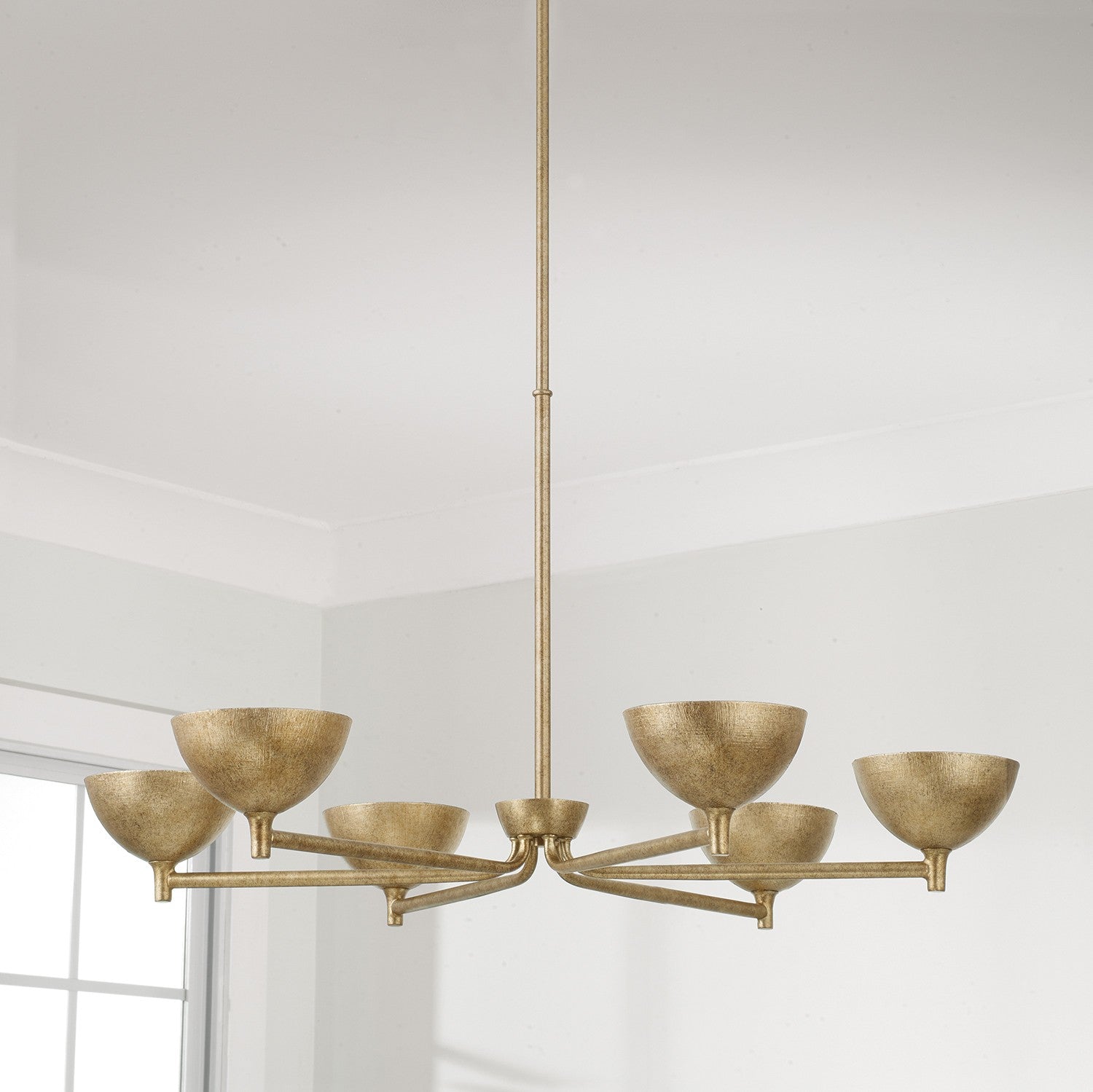 Capital Lighting - 458561FT - LED Chandelier - Francesca - Feathered Brass