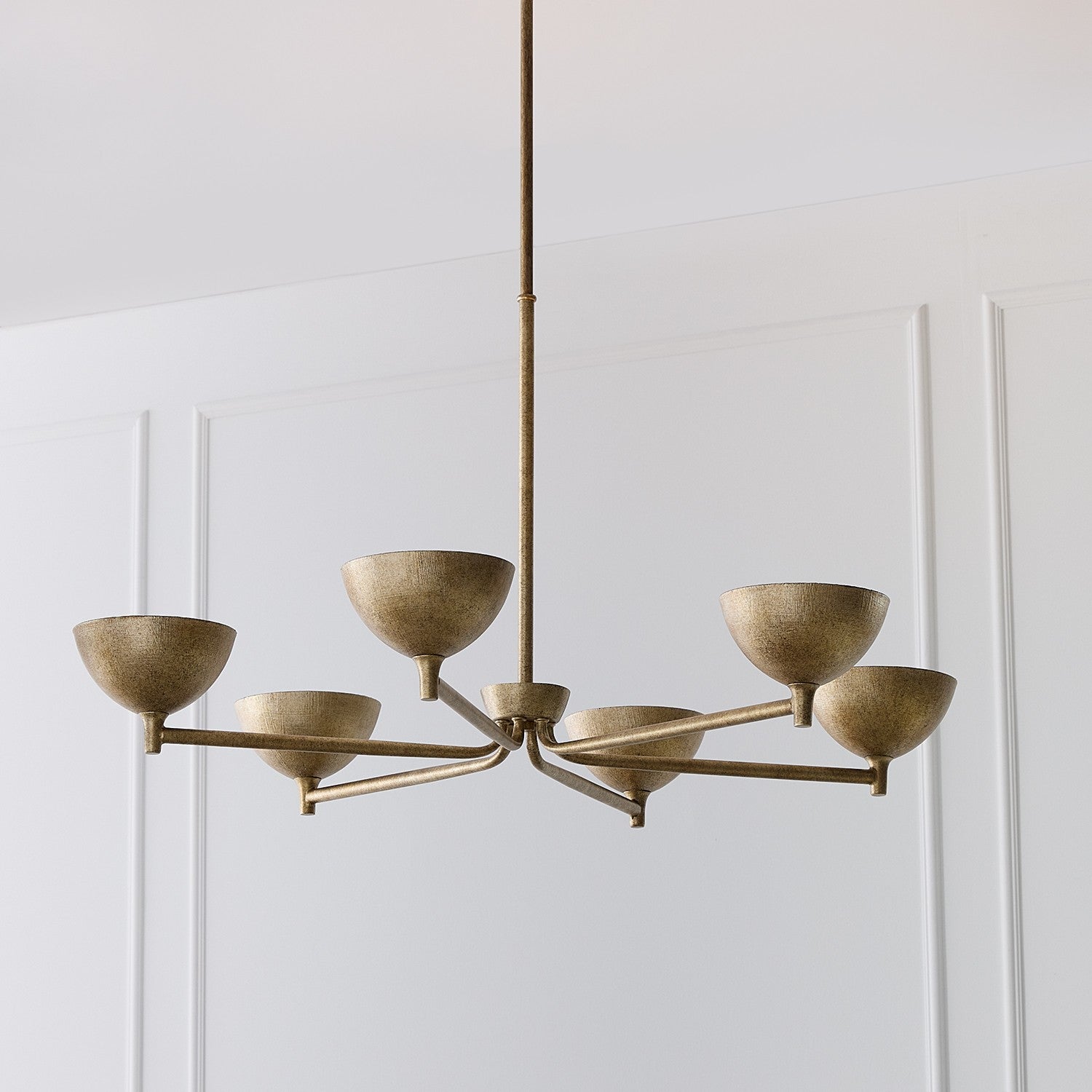 Capital Lighting - 458561FT - LED Chandelier - Francesca - Feathered Brass