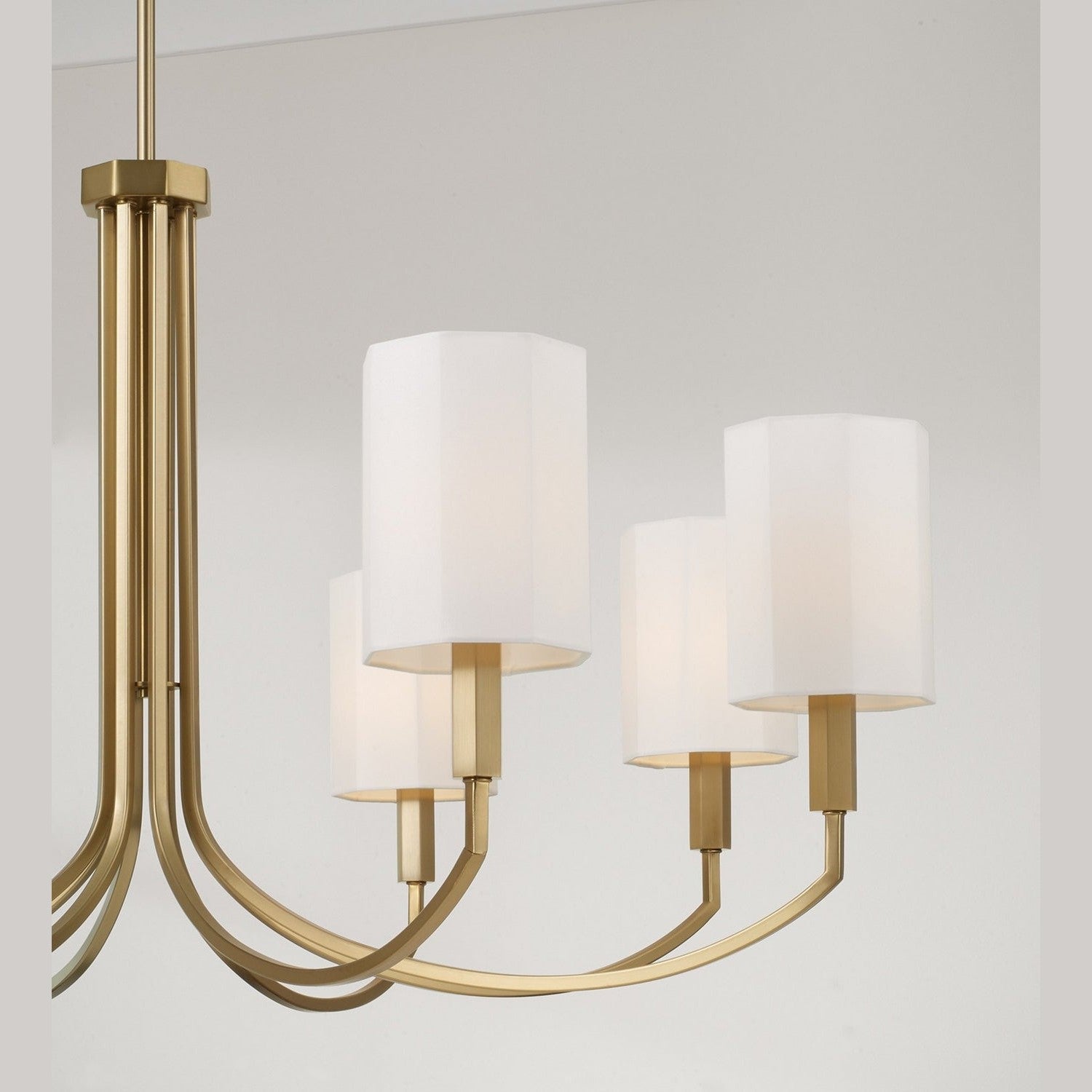 Capital Lighting - 459581AD-716 - Eight Light Chandelier - Adrian - Aged Brass