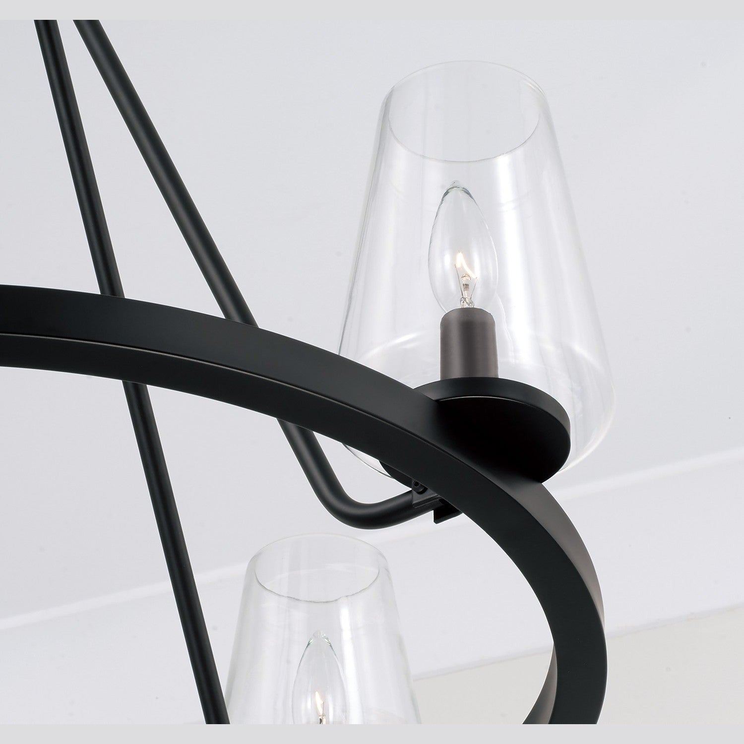 Capital Lighting - 461941MB-662 - Four Light Chandelier - Aaron - Matte Black