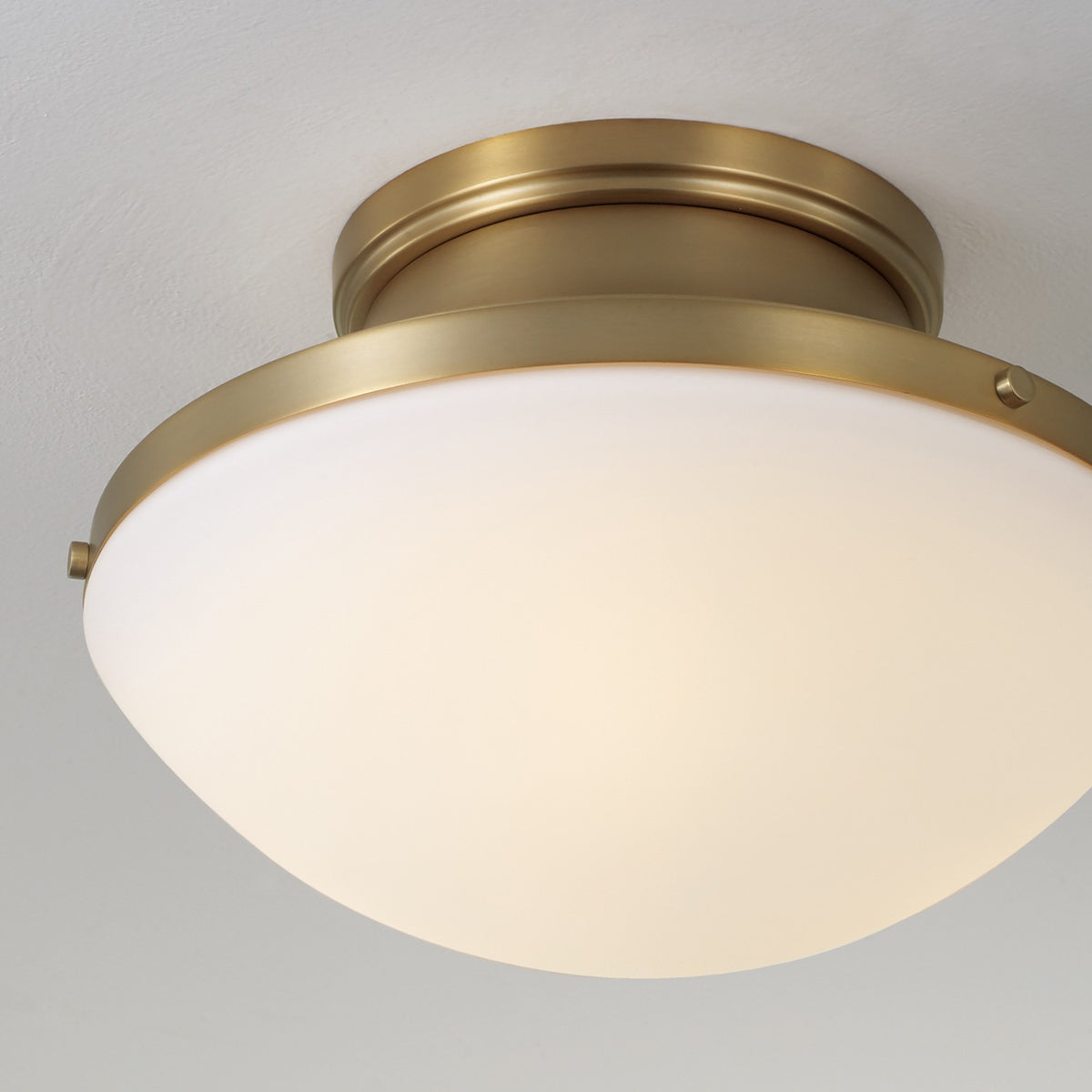 Capital Lighting - 261431AD - Three Light Flush Mount - Arlo - Aged Brass