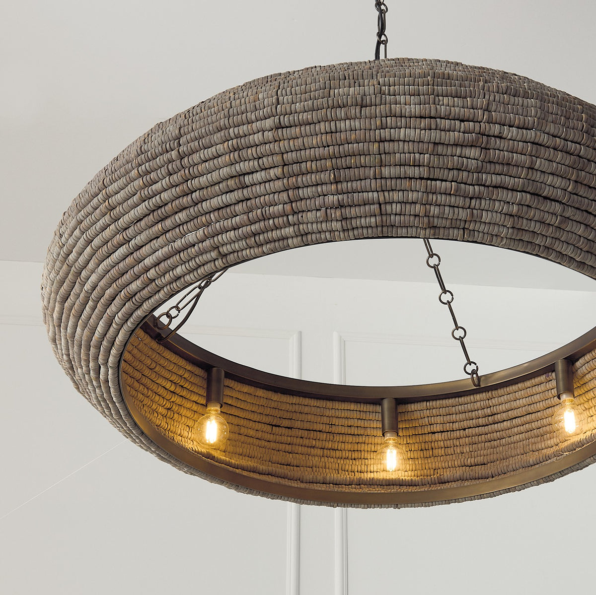 Capital Lighting - 459781AGD - Eight Light Chandelier - Morada - Aegean Grey and Dark Brass