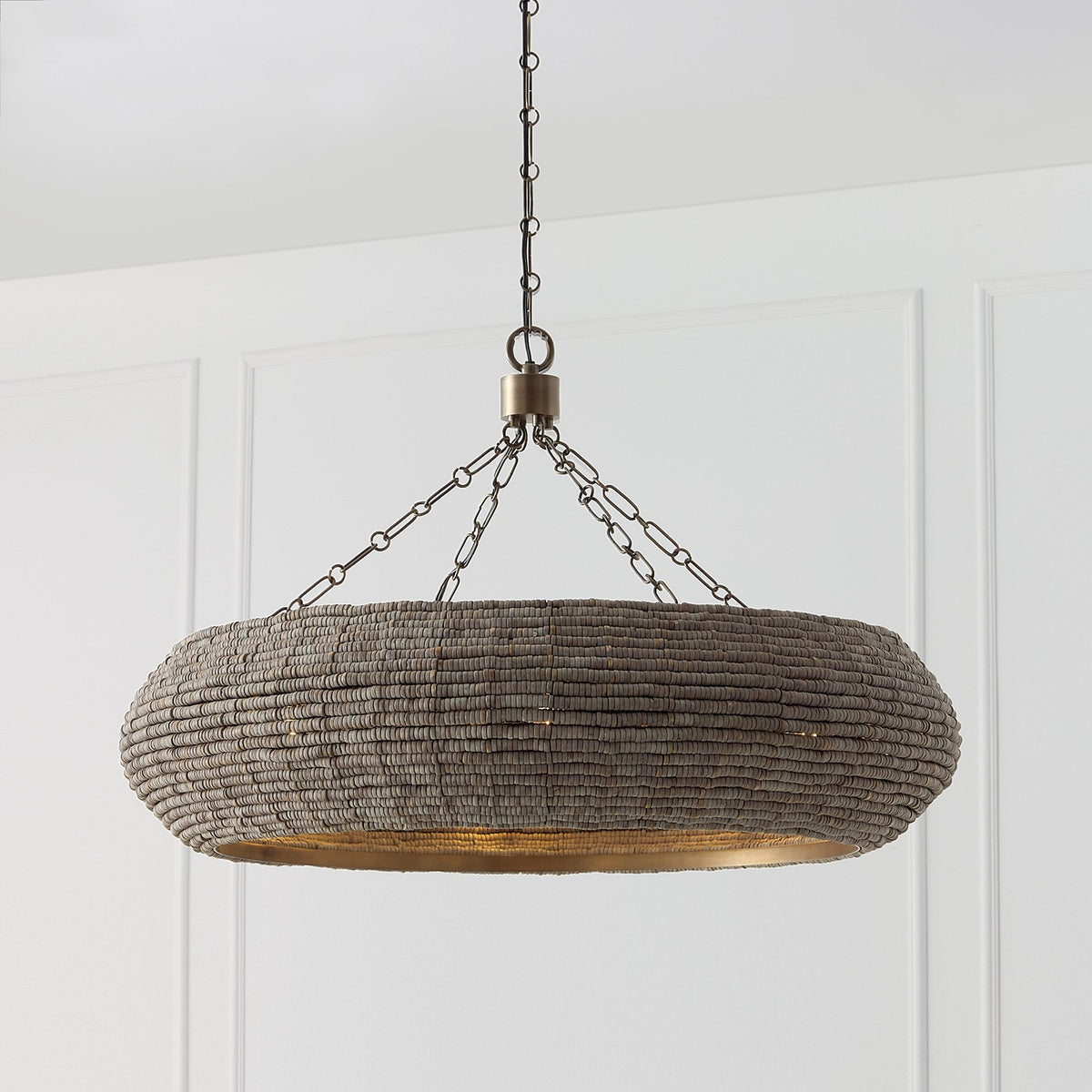 Capital Lighting - 459781AGD - Eight Light Chandelier - Morada - Aegean Grey and Dark Brass