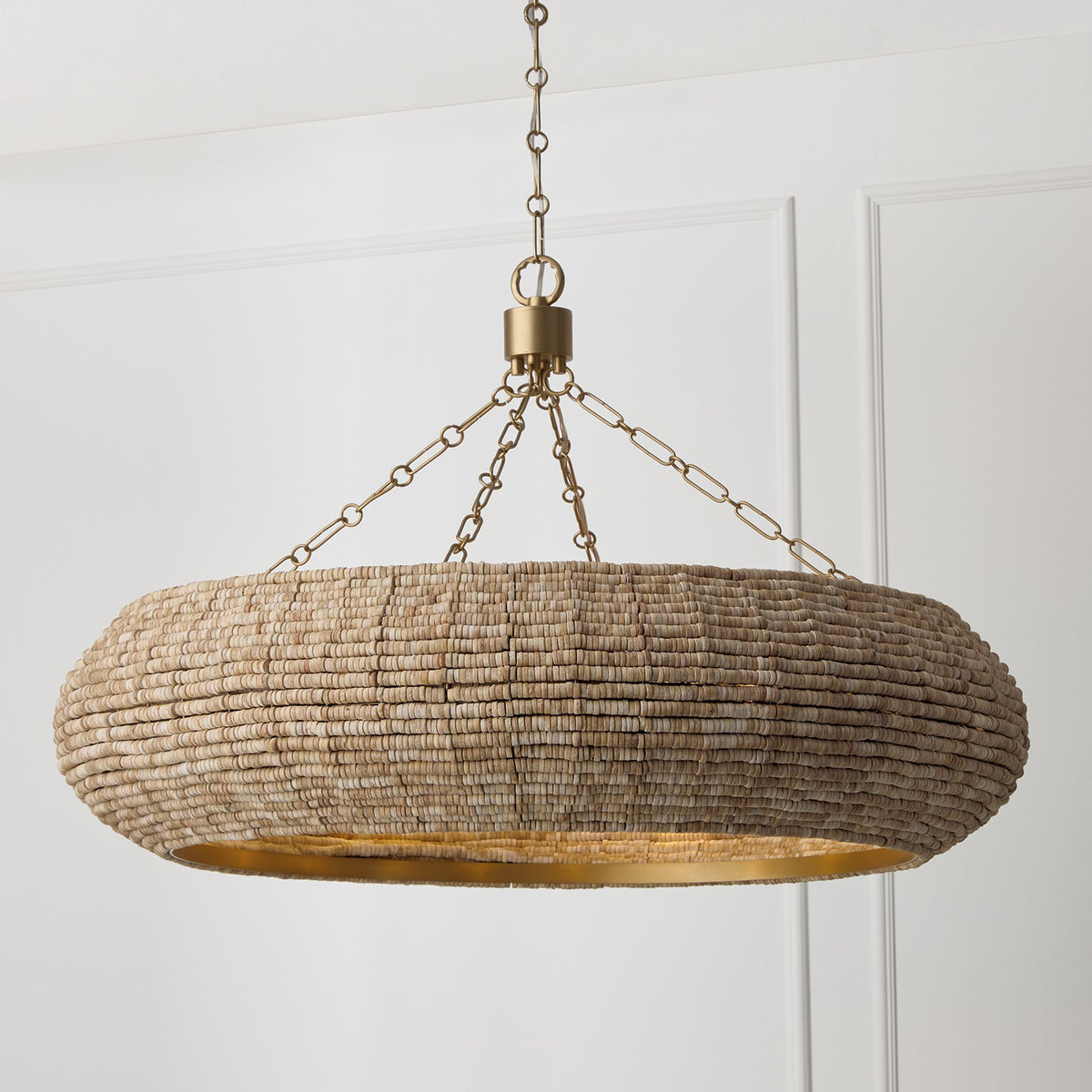Capital Lighting - 459781LFB - Eight Light Chandelier - Morada - Light Fawn and Matte Brass