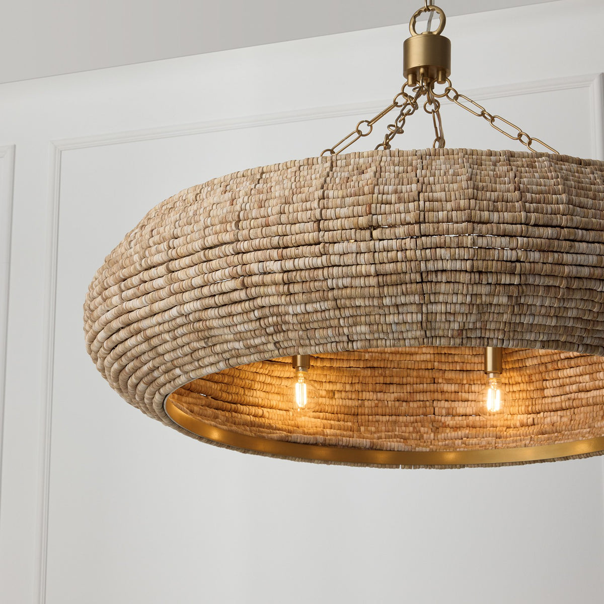 Capital Lighting - 459781LFB - Eight Light Chandelier - Morada - Light Fawn and Matte Brass