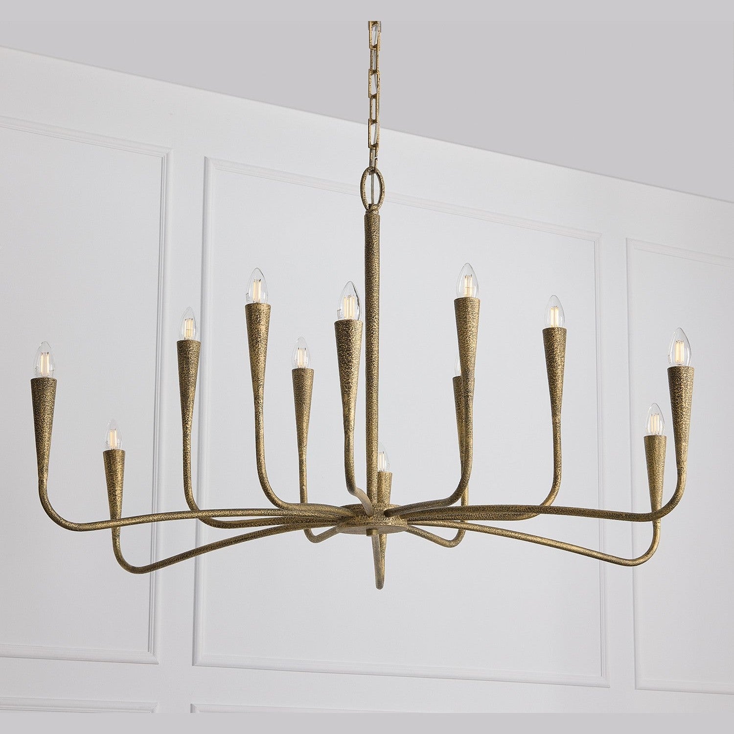 Capital Lighting - 459801ARG - 12 Light Chandelier - Savari - Artisan Gold