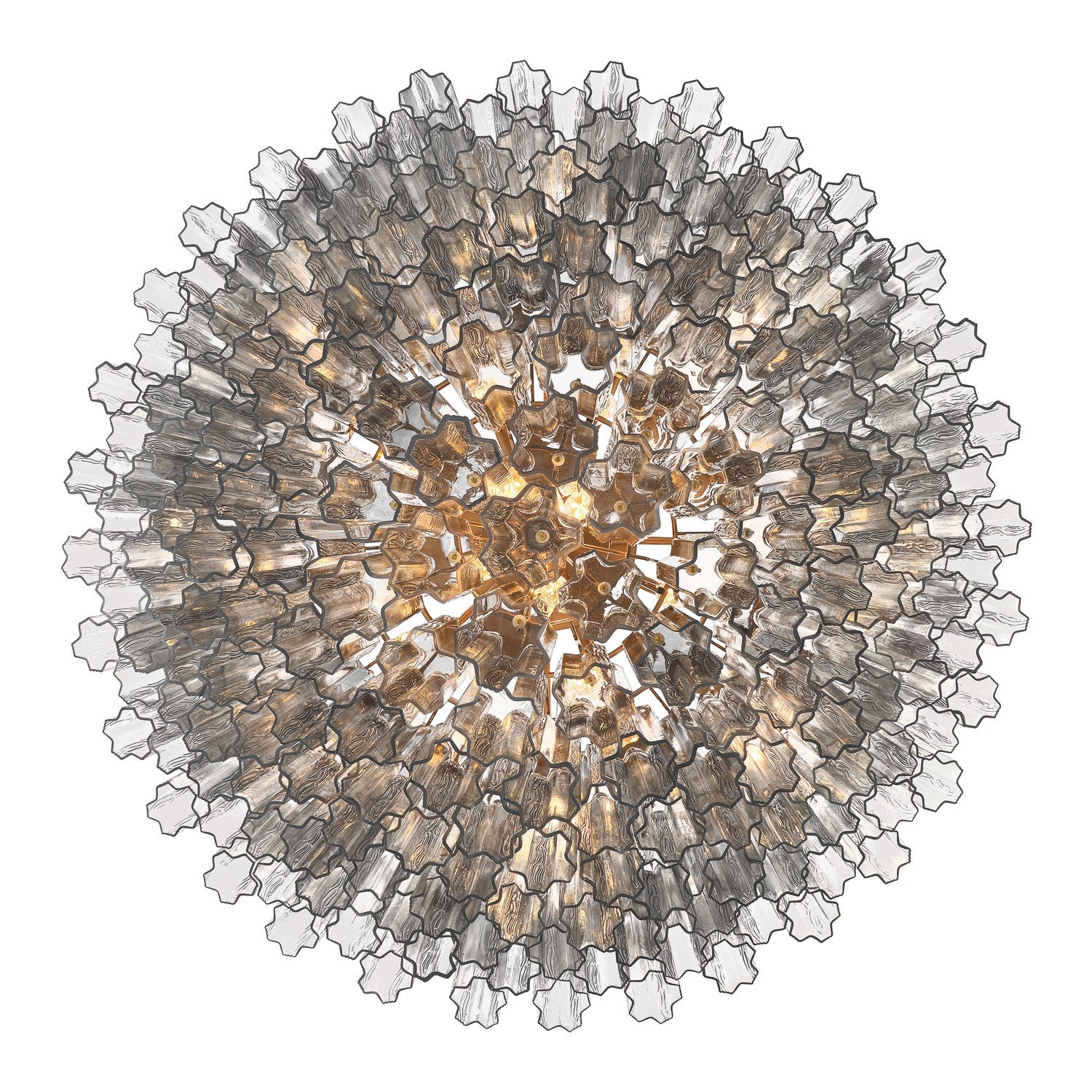 Crystorama - ADD-327-AG-SM - 28 Light Chandelier - Addis - Aged Brass