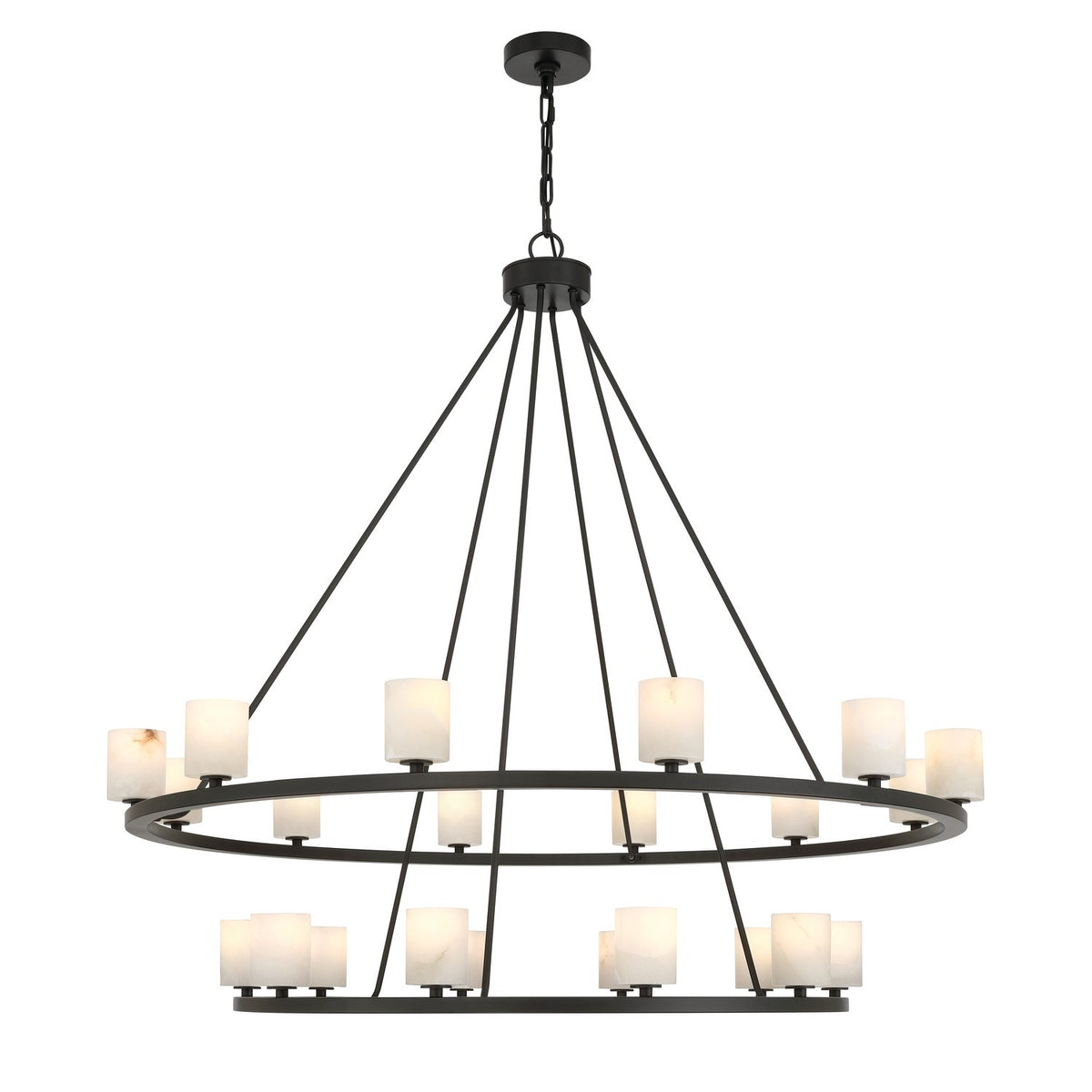 Crystorama - ARA-10268-MK-ST - LED Chandelier - Aragon - Matte Black