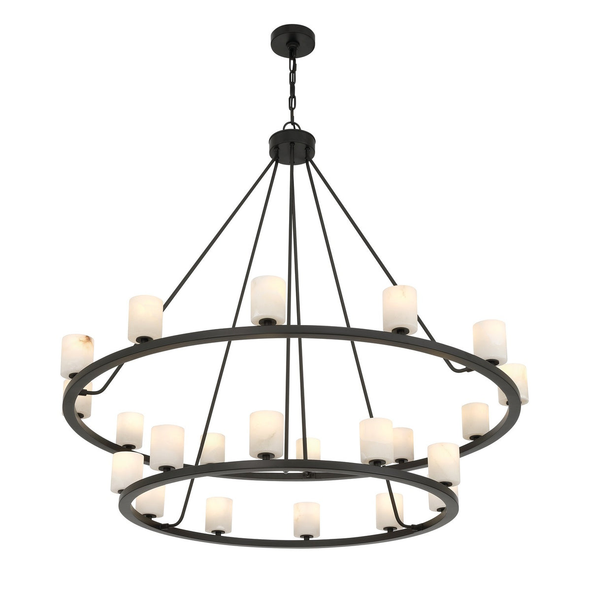 Crystorama - ARA-10268-MK-ST - LED Chandelier - Aragon - Matte Black